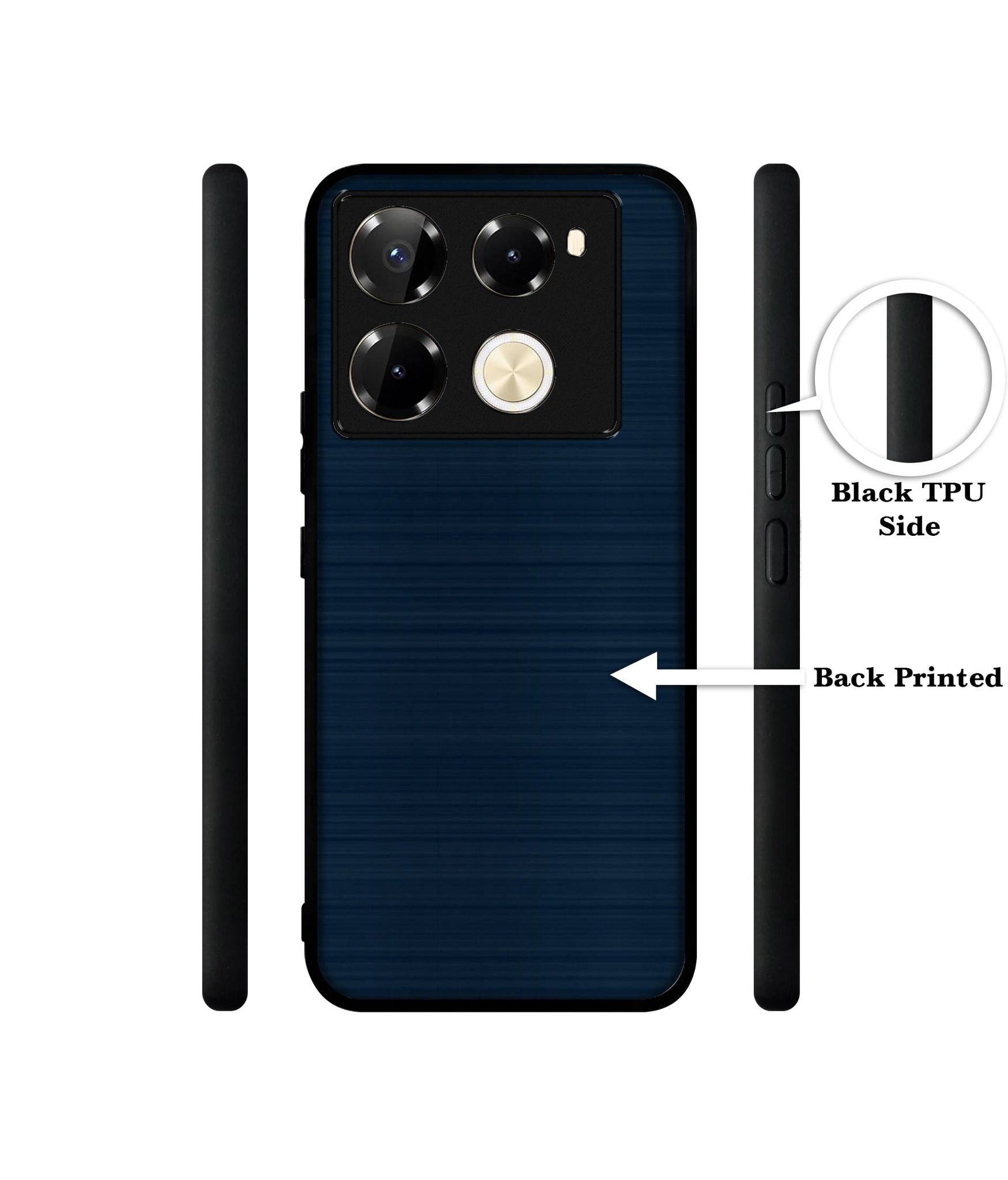 Blue Line Designer 2D Printed Back Case Cover for Infinix Note 40 Pro 5G / 4G / Note 40 Pro Plus 5G