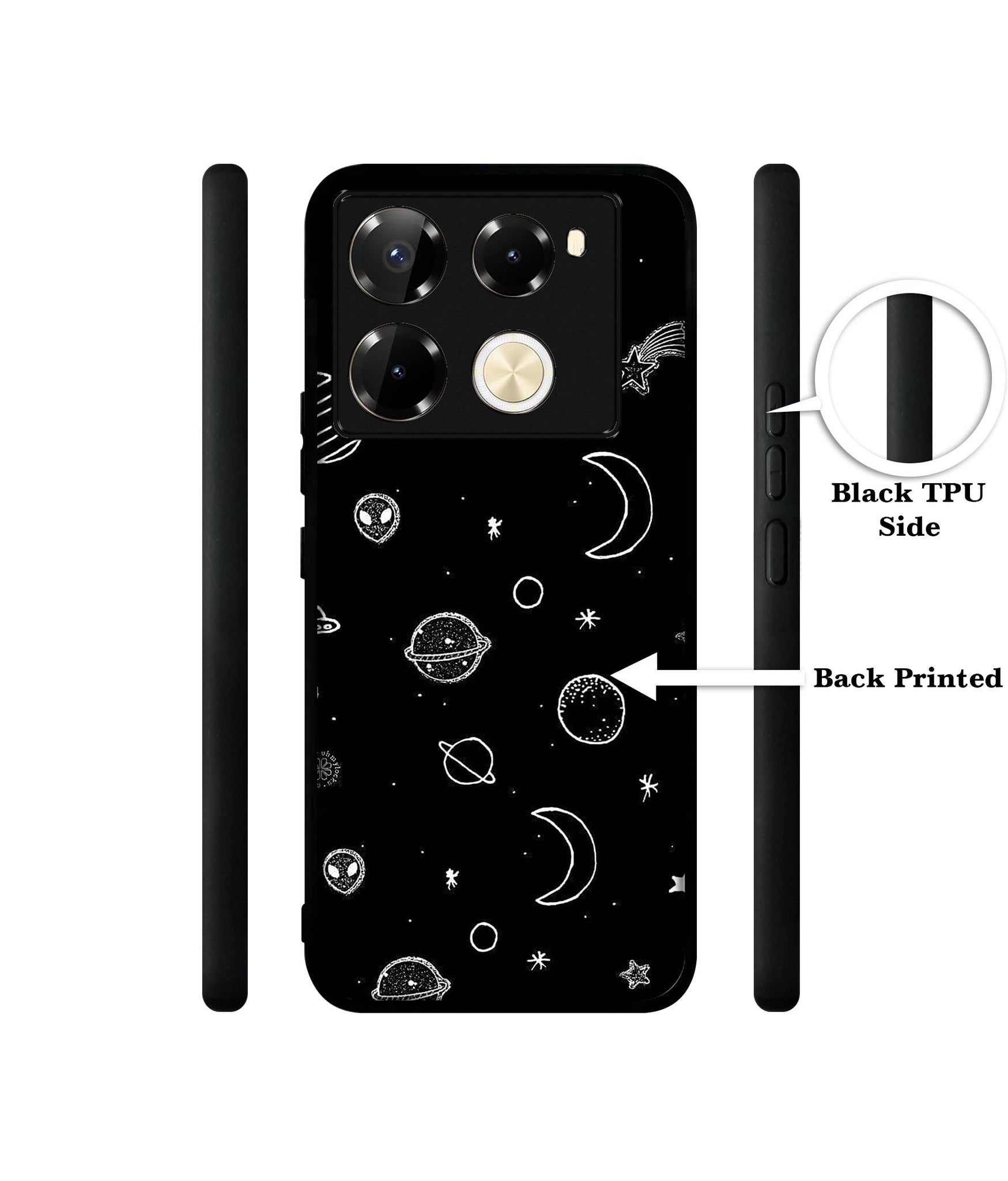 Space Stars Universe Designer 2D Printed Back Case Cover for Infinix Note 40 Pro 5G / 4G / Note 40 Pro Plus 5G