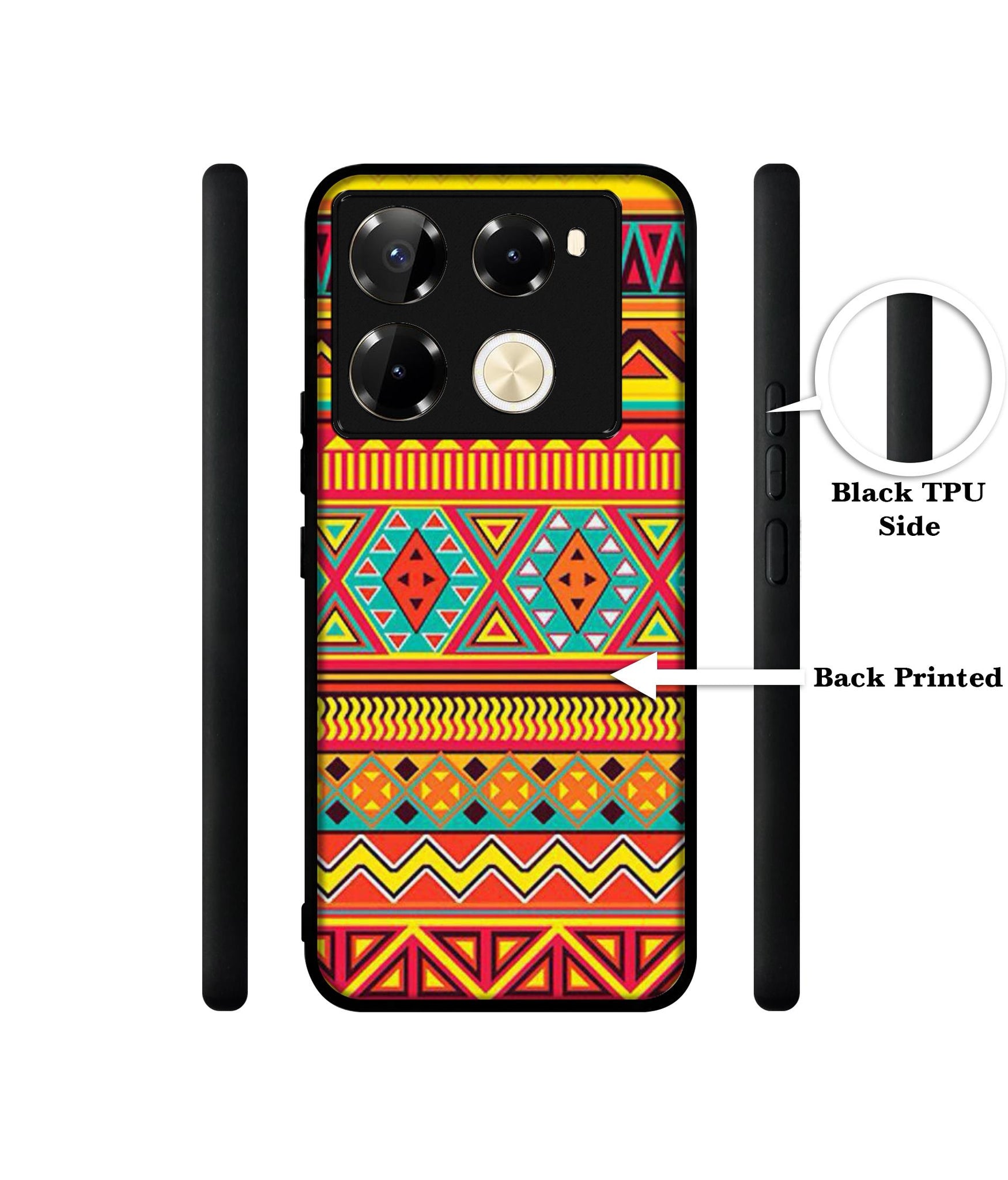 Artistic Rangoli Designer 2D Printed Back Case Cover for Infinix Note 40 Pro 5G / 4G / Note 40 Pro Plus 5G
