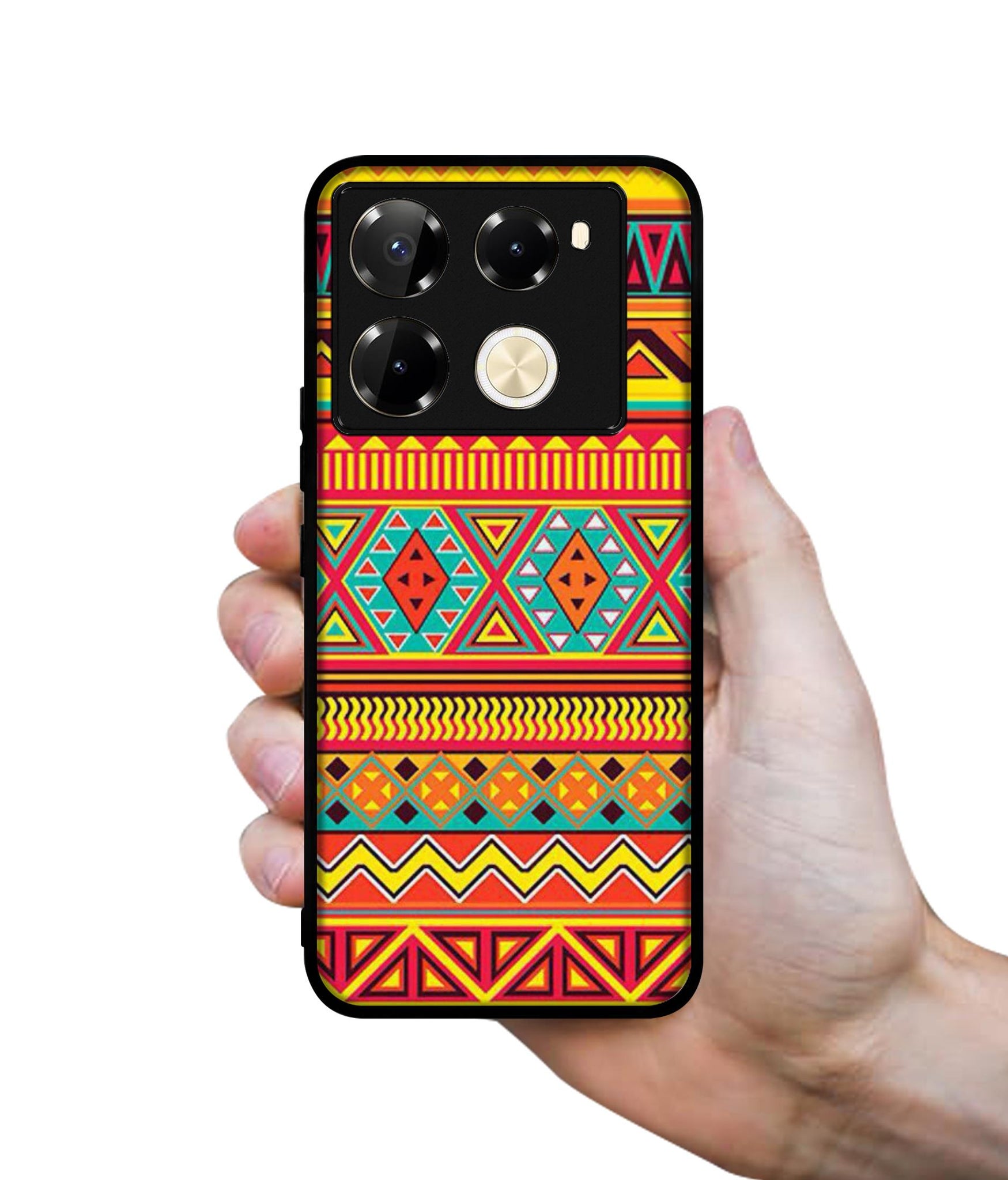 Artistic Rangoli Designer 2D Printed Back Case Cover for Infinix Note 40 Pro 5G / 4G / Note 40 Pro Plus 5G