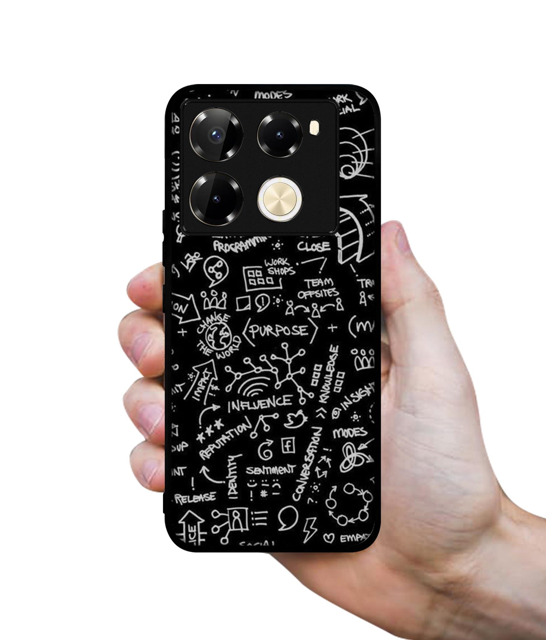 Formulas Designer 2D Printed Back Case Cover for Infinix Note 40 Pro 5G / 4G / Note 40 Pro Plus 5G