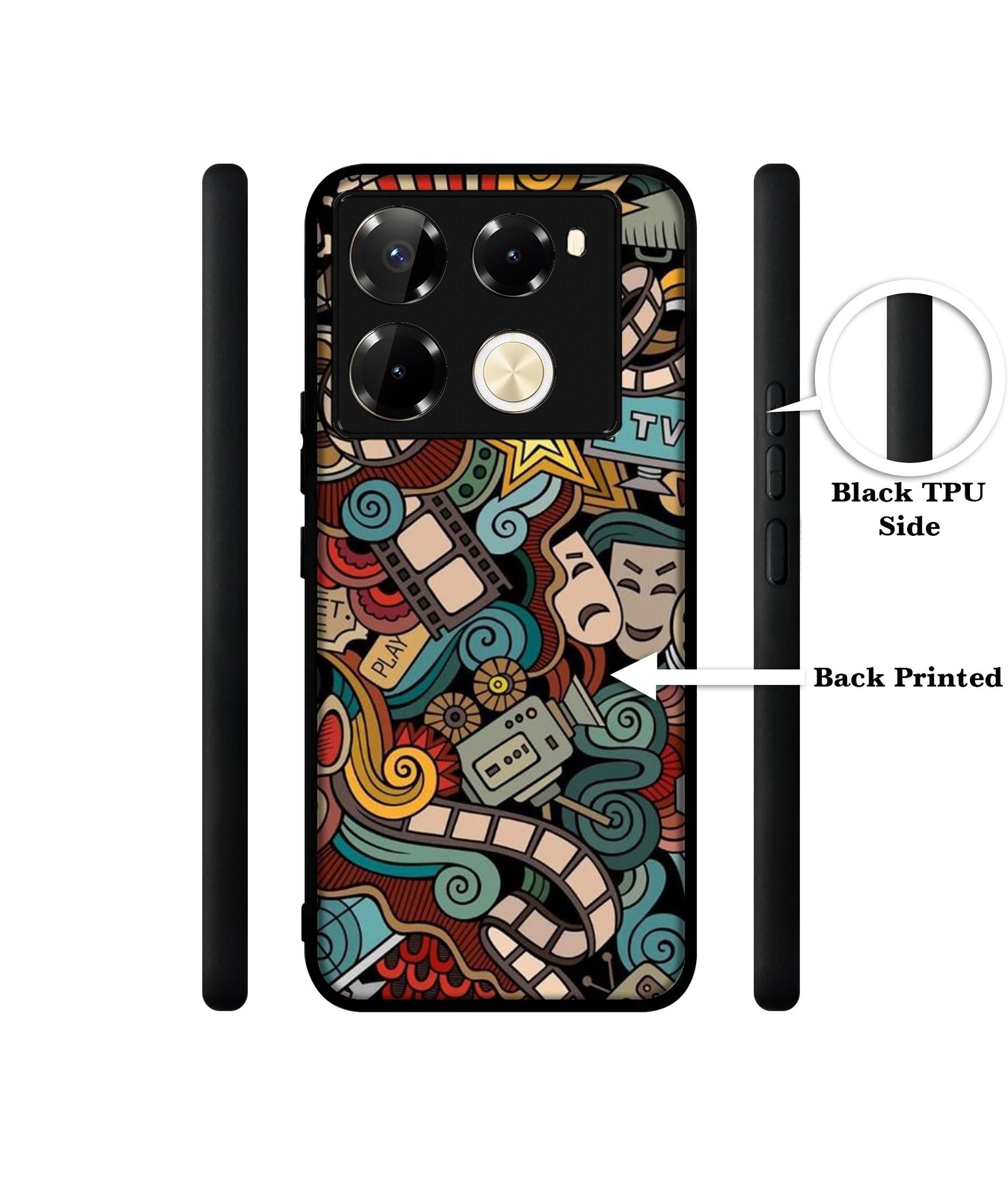 Movies Designer 2D Printed Back Case Cover for Infinix Note 40 Pro 5G / 4G / Note 40 Pro Plus 5G