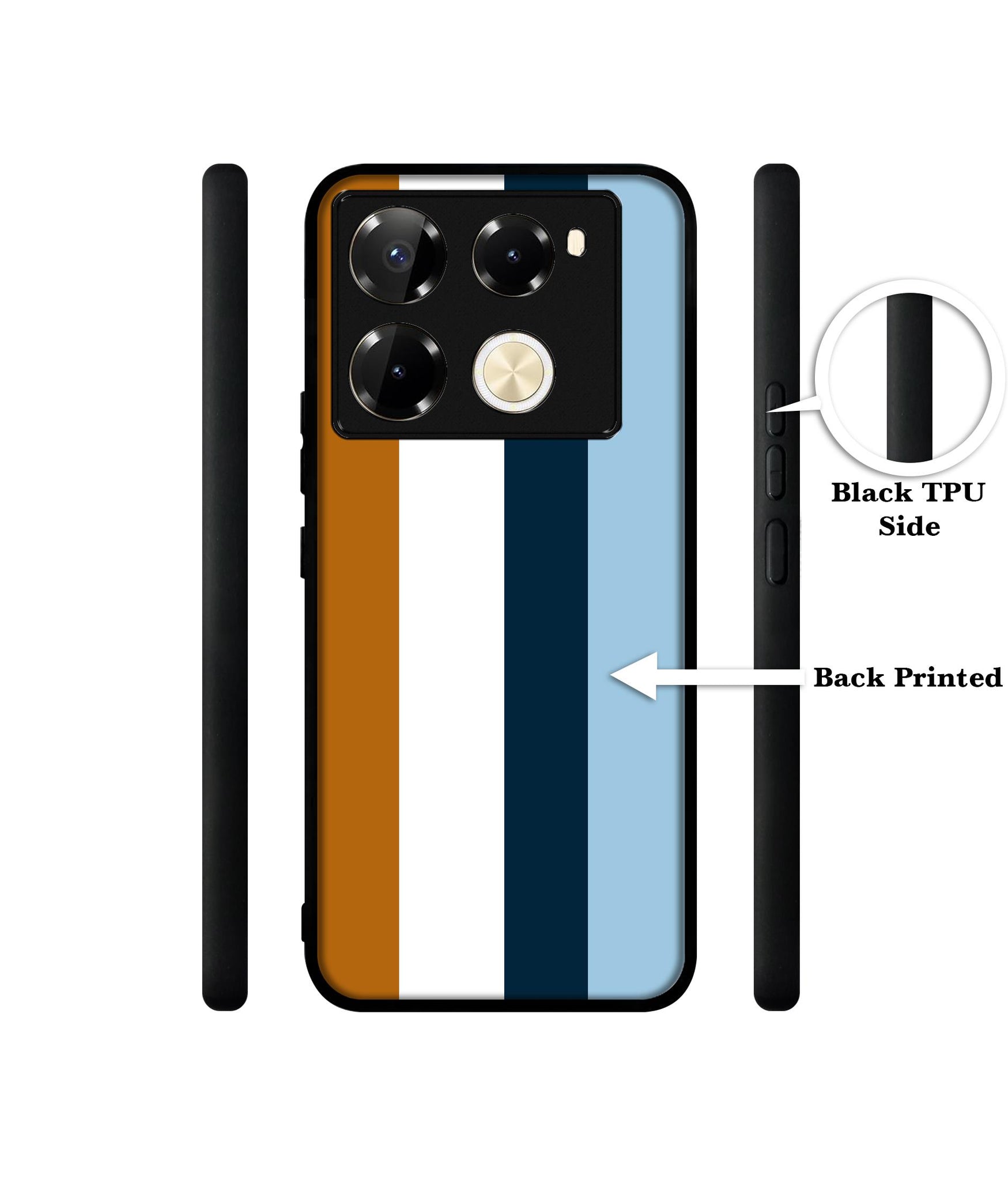 Color Stripes Designer 2D Printed Back Case Cover for Infinix Note 40 Pro 5G / 4G / Note 40 Pro Plus 5G