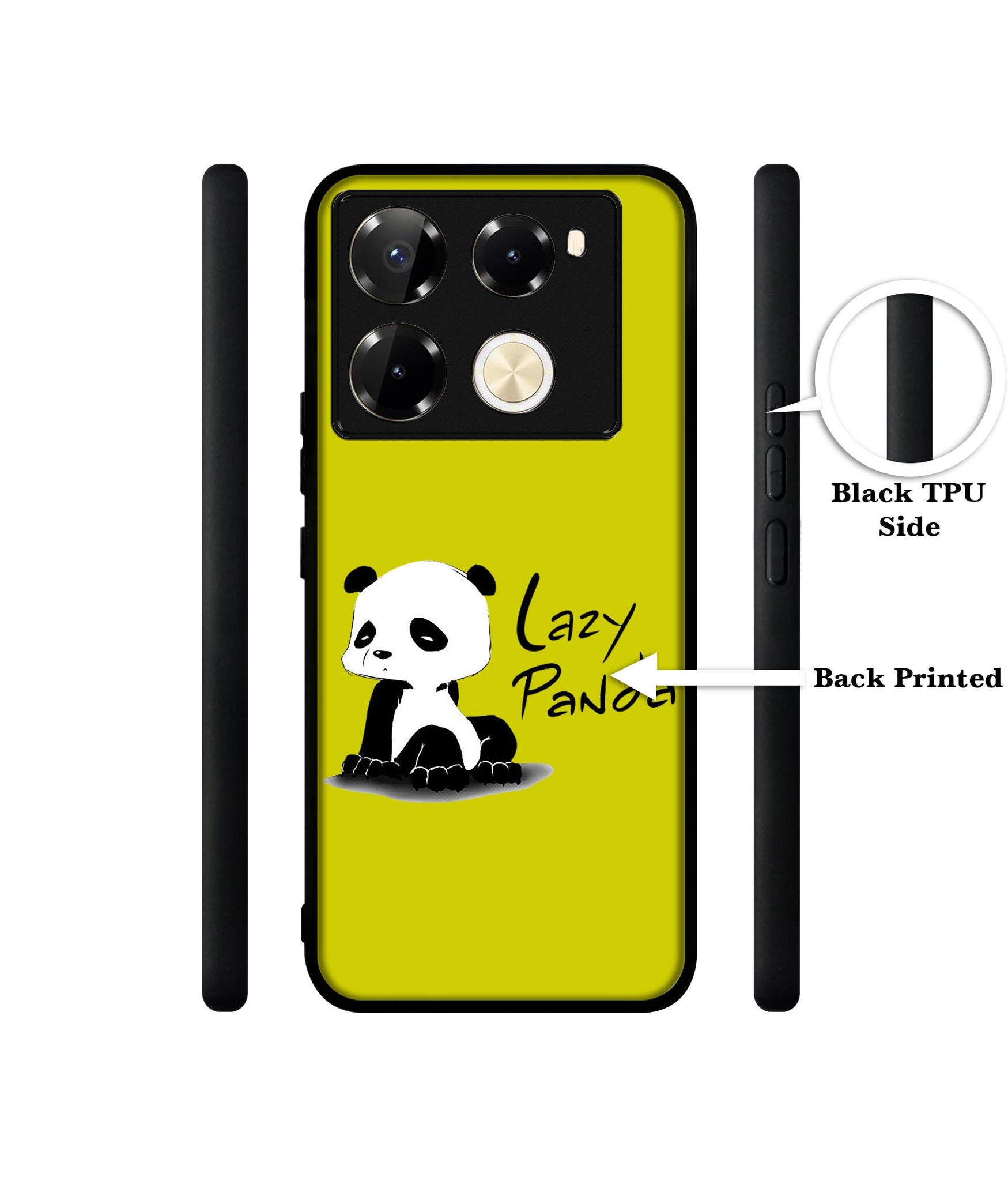 Lazy Panda Designer 2D Printed Back Case Cover for Infinix Note 40 Pro 5G / 4G / Note 40 Pro Plus 5G