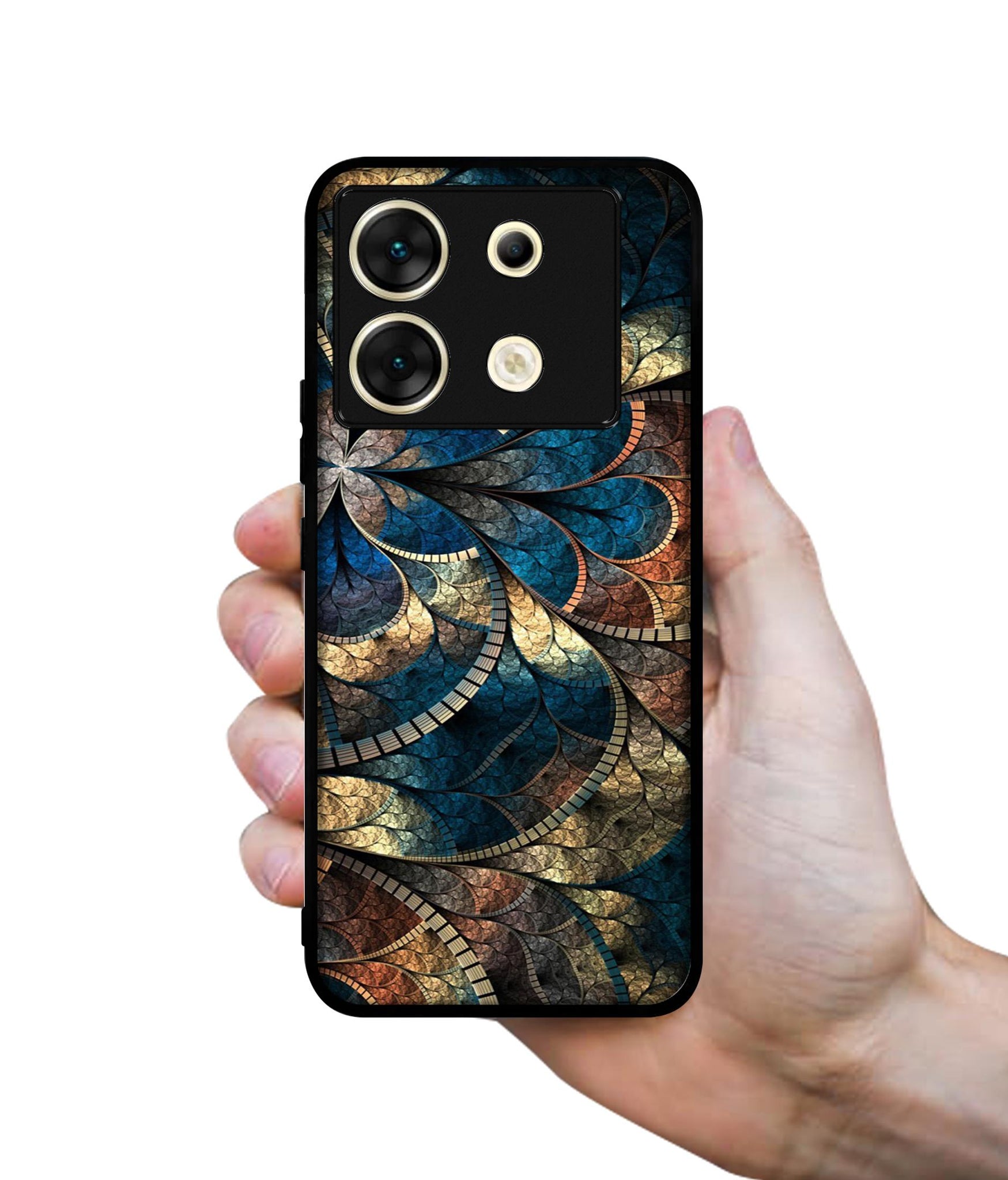 Fractional Pattern Designer 2D Printed Back Case Cover for Infinix Zero 30 5G