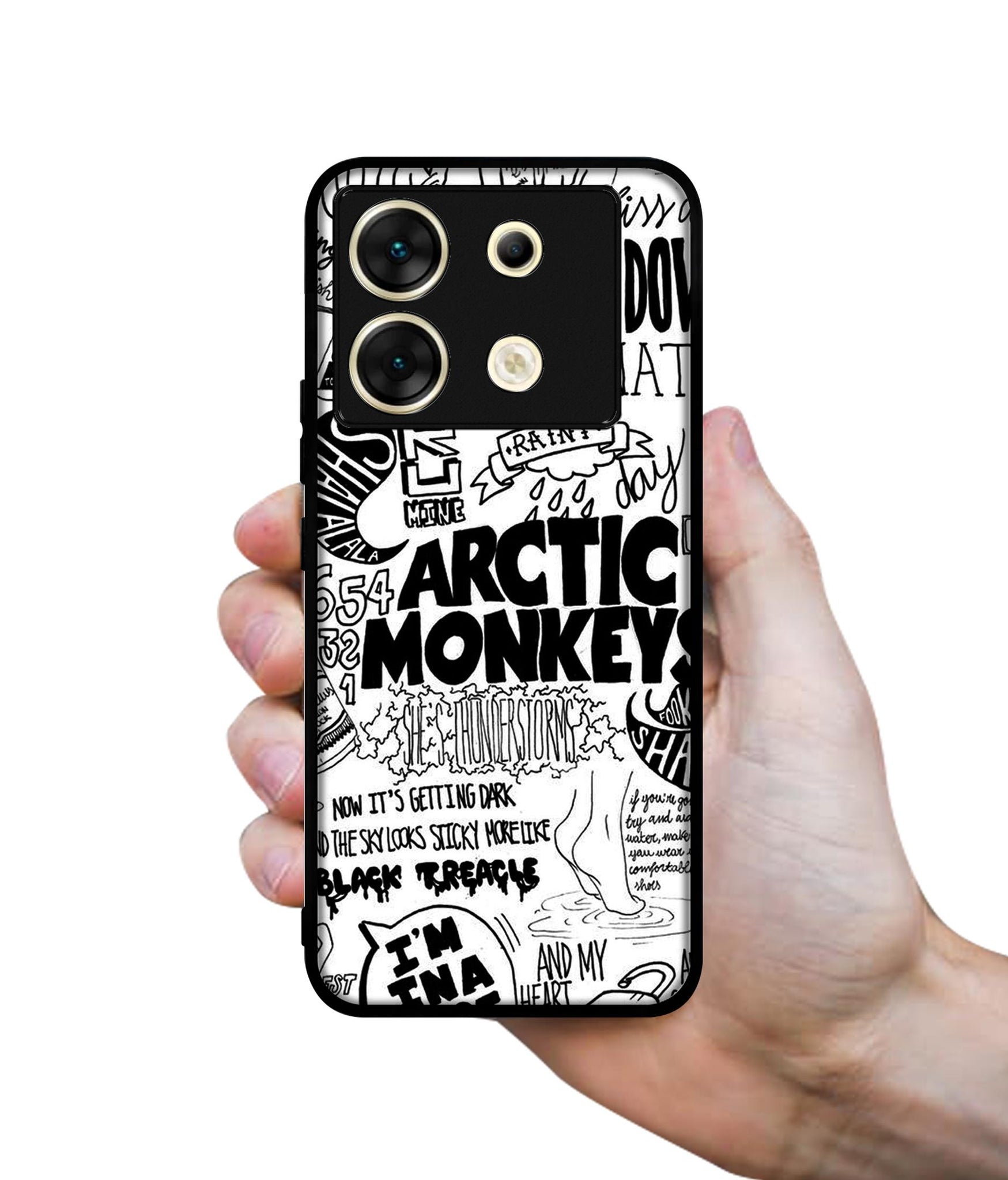 Arctic Monkeys Pattern Designer 2D Printed Back Case Cover for Infinix Zero 30 5G