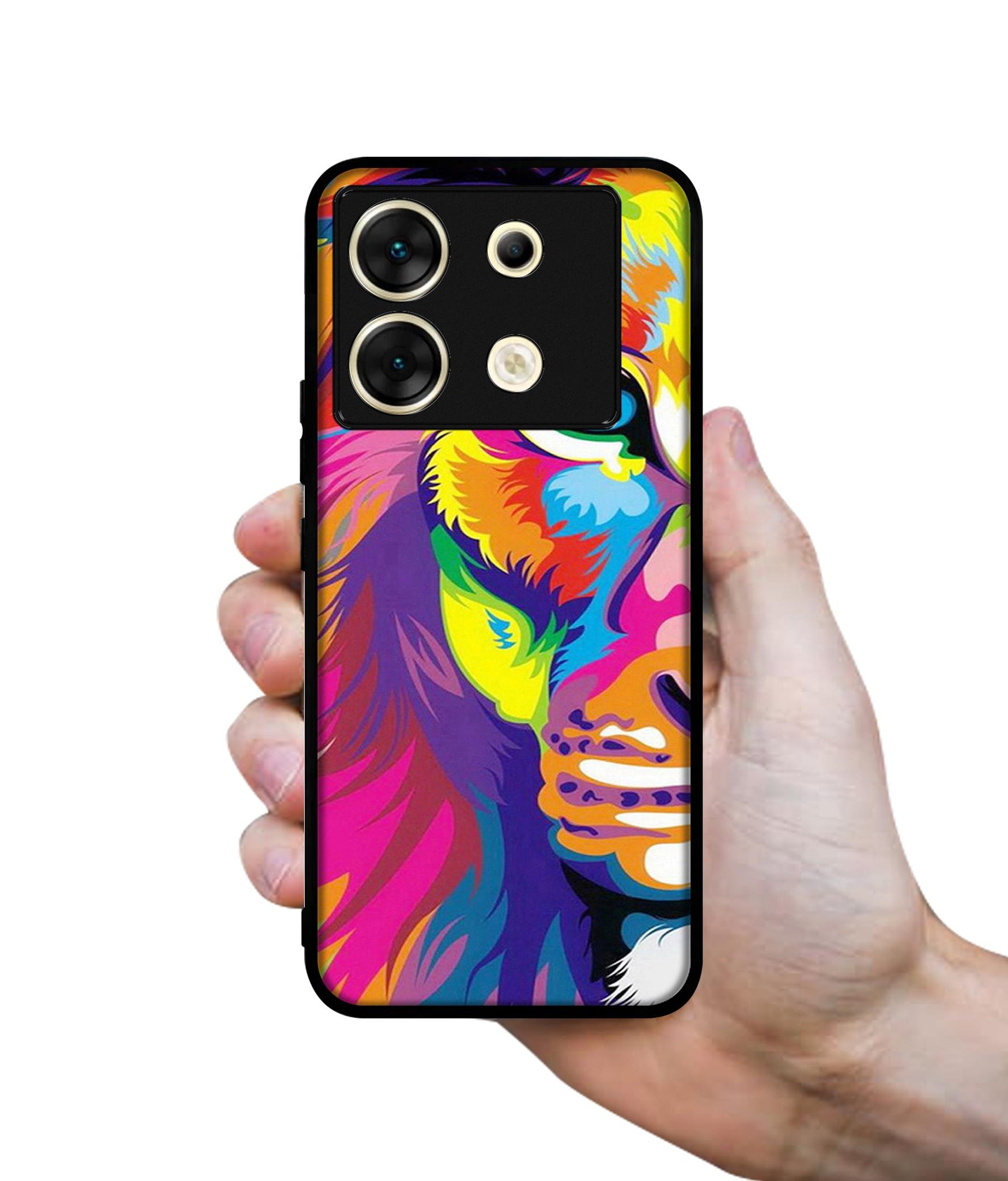 Lion Designer 2D Printed Back Case Cover for Infinix Zero 30 5G