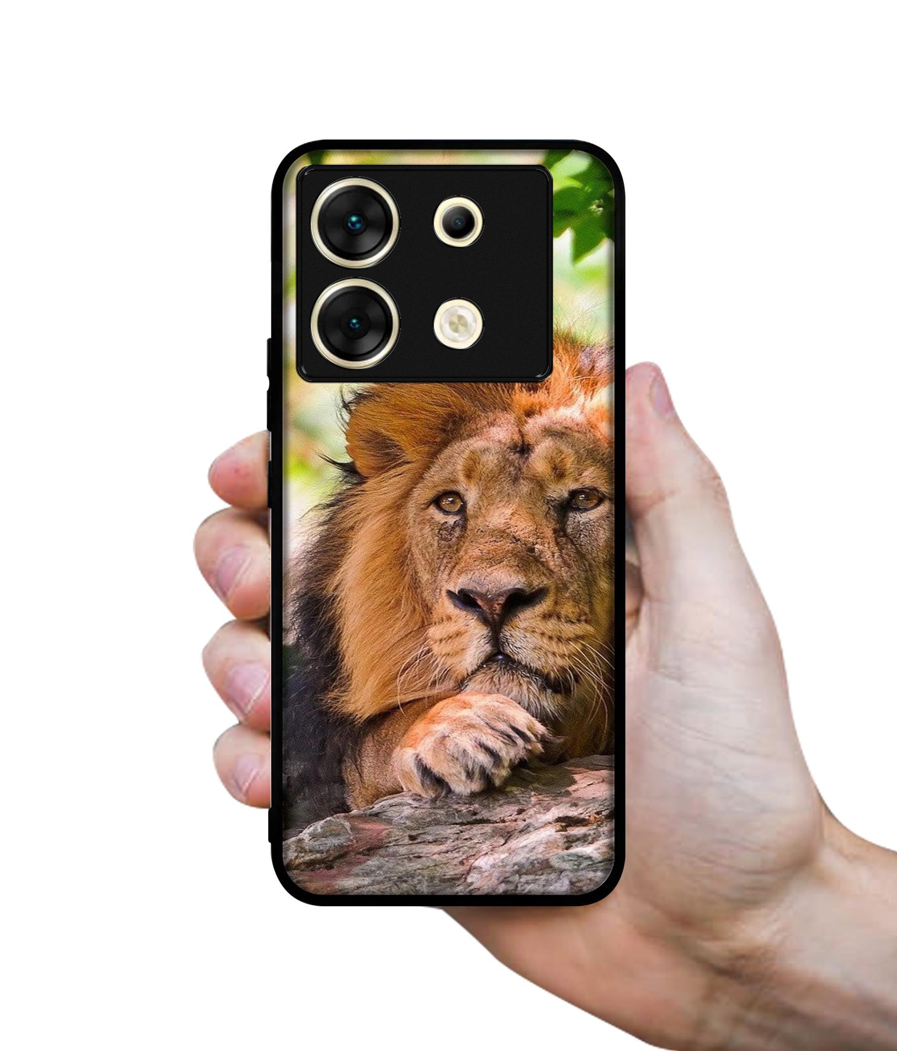 Tiger Pattern Print Designer 2D Printed Back Case Cover for Infinix Zero 30 5G