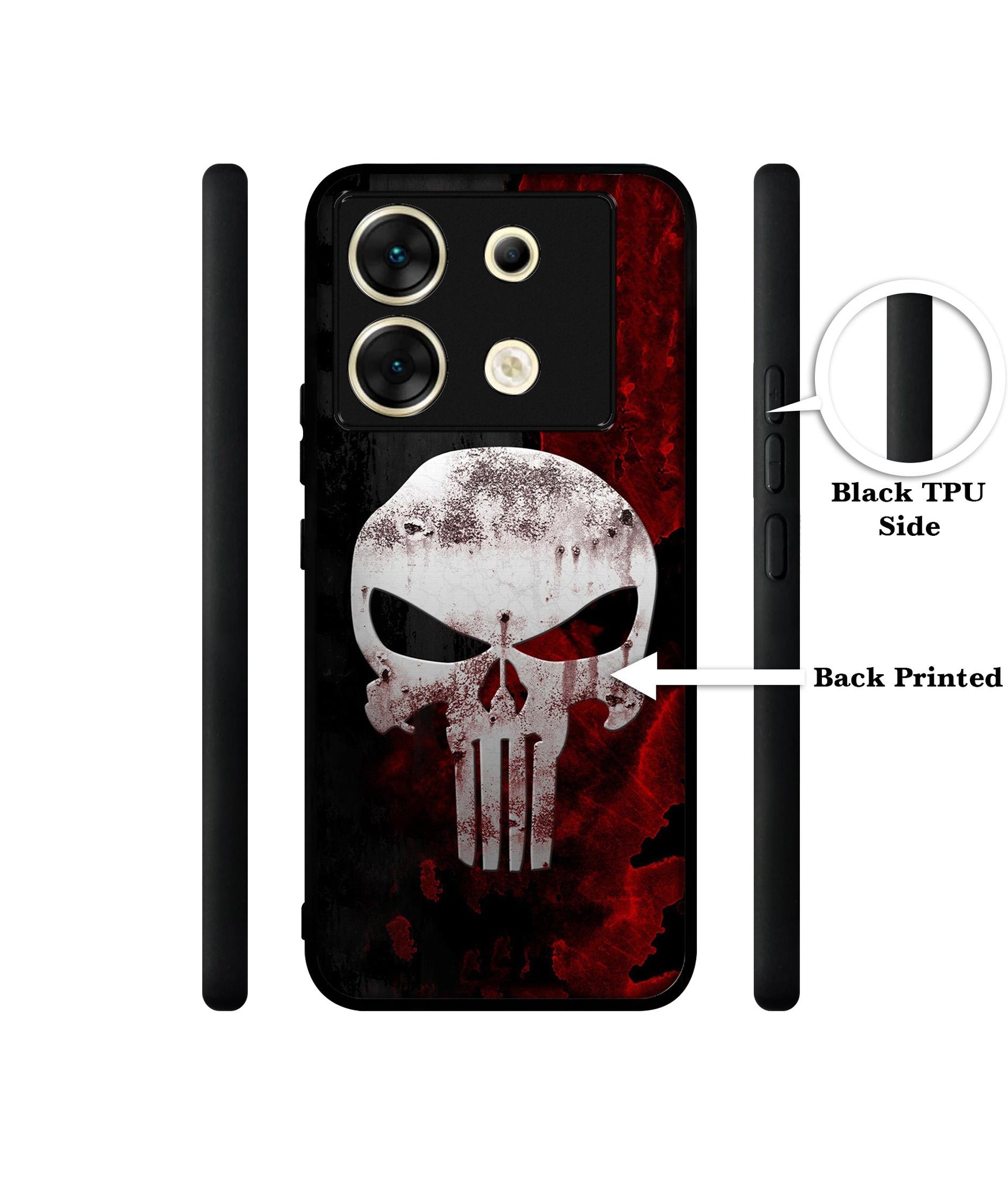 Punisher Skull Designer 2D Printed Back Case Cover for Infinix Zero 30 5G