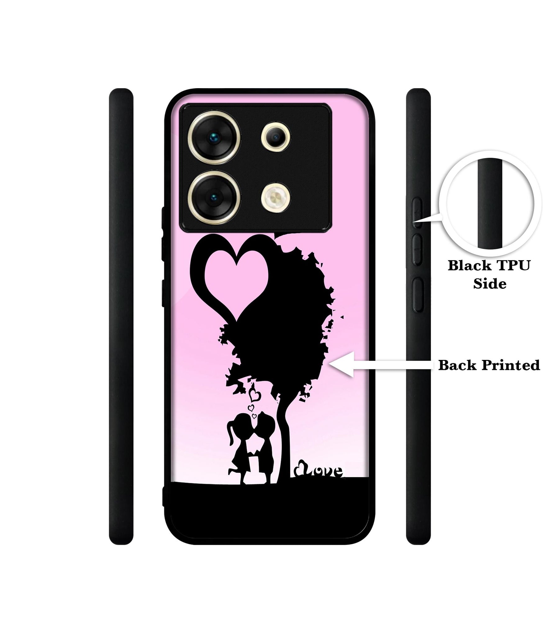 Sweet Love Designer 2D Printed Back Case Cover for Infinix Zero 30 5G