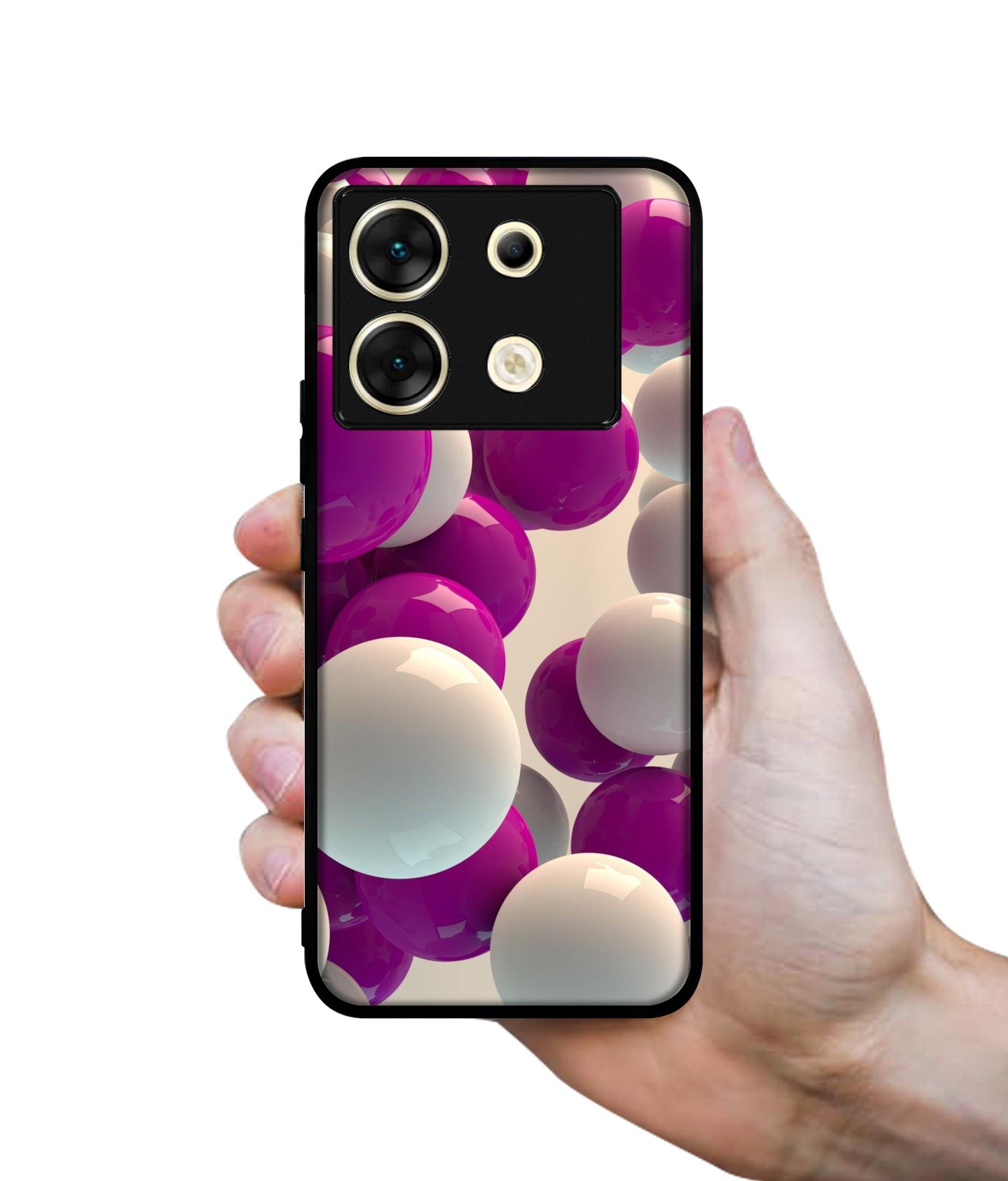 3D Balloons Designer 2D Printed Back Case Cover for Infinix Zero 30 5G