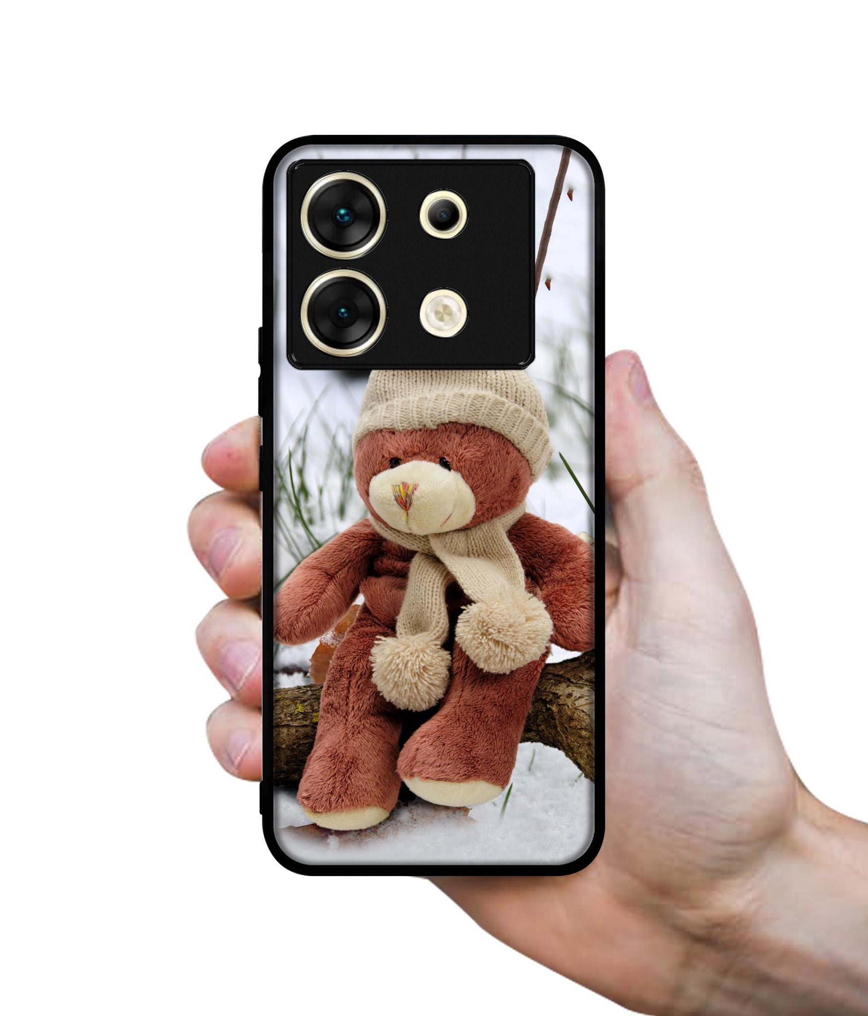 Woolen Bear Designer 2D Printed Back Case Cover for Infinix Zero 30 5G