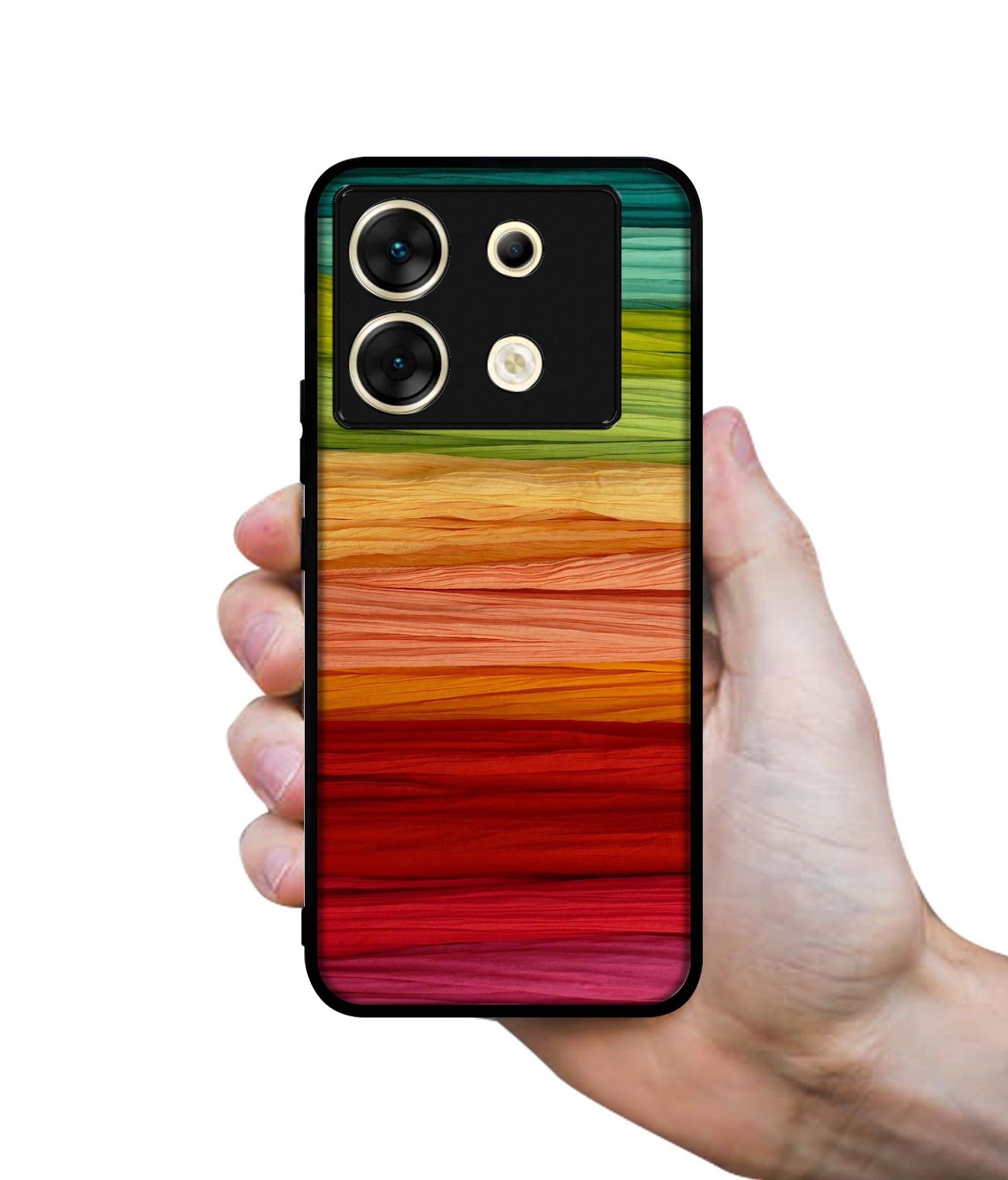 Colorful Thread Designer 2D Printed Back Case Cover for Infinix Zero 30 5G