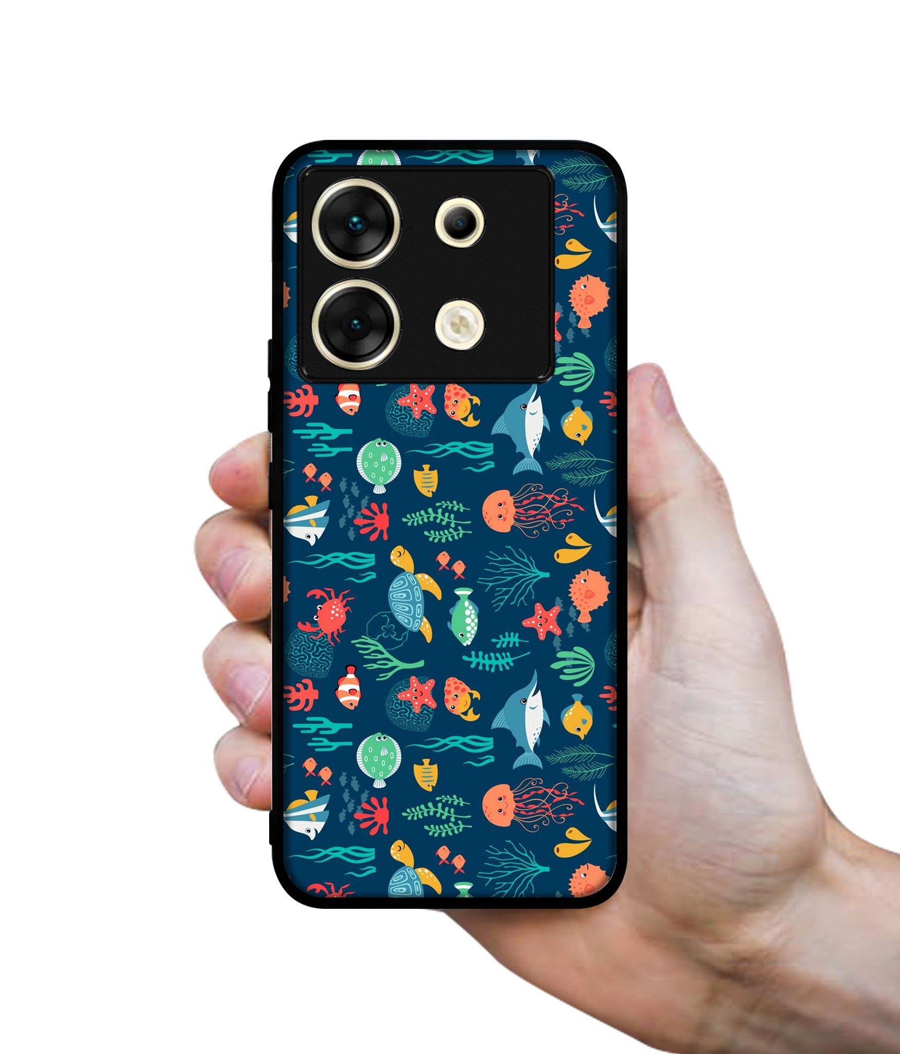 Aquarium Texture Designer 2D Printed Back Case Cover for Infinix Zero 30 5G