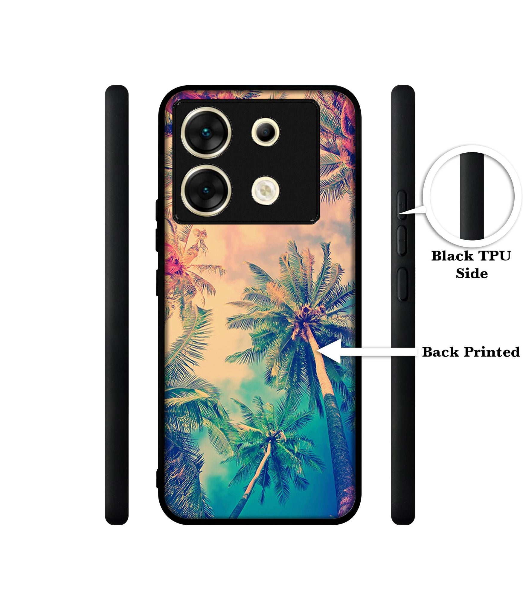 Trees Designer 2D Printed Back Case Cover for Infinix Zero 30 5G