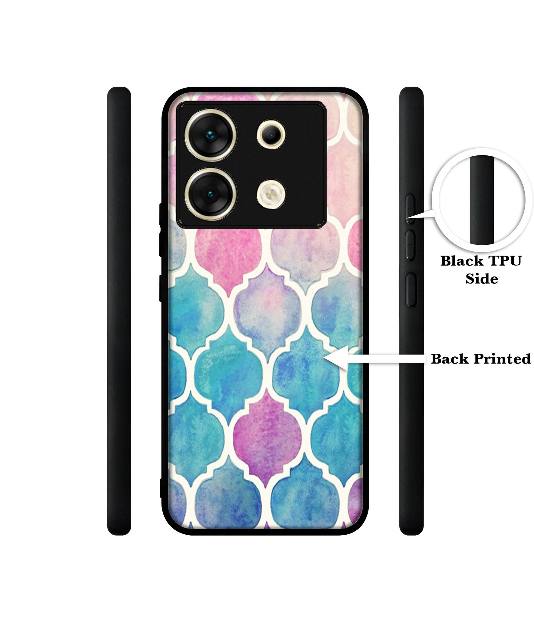 Patterns Art Designer 2D Printed Back Case Cover for Infinix Zero 30 5G