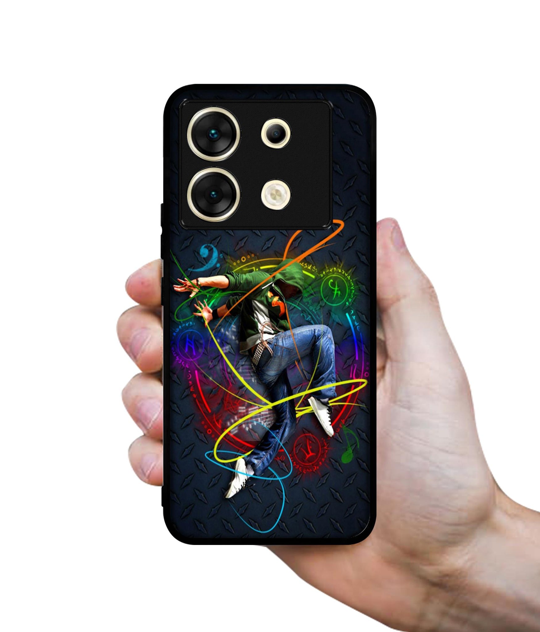 Boy With Music Designer 2D Printed Back Case Cover for Infinix Zero 30 5G