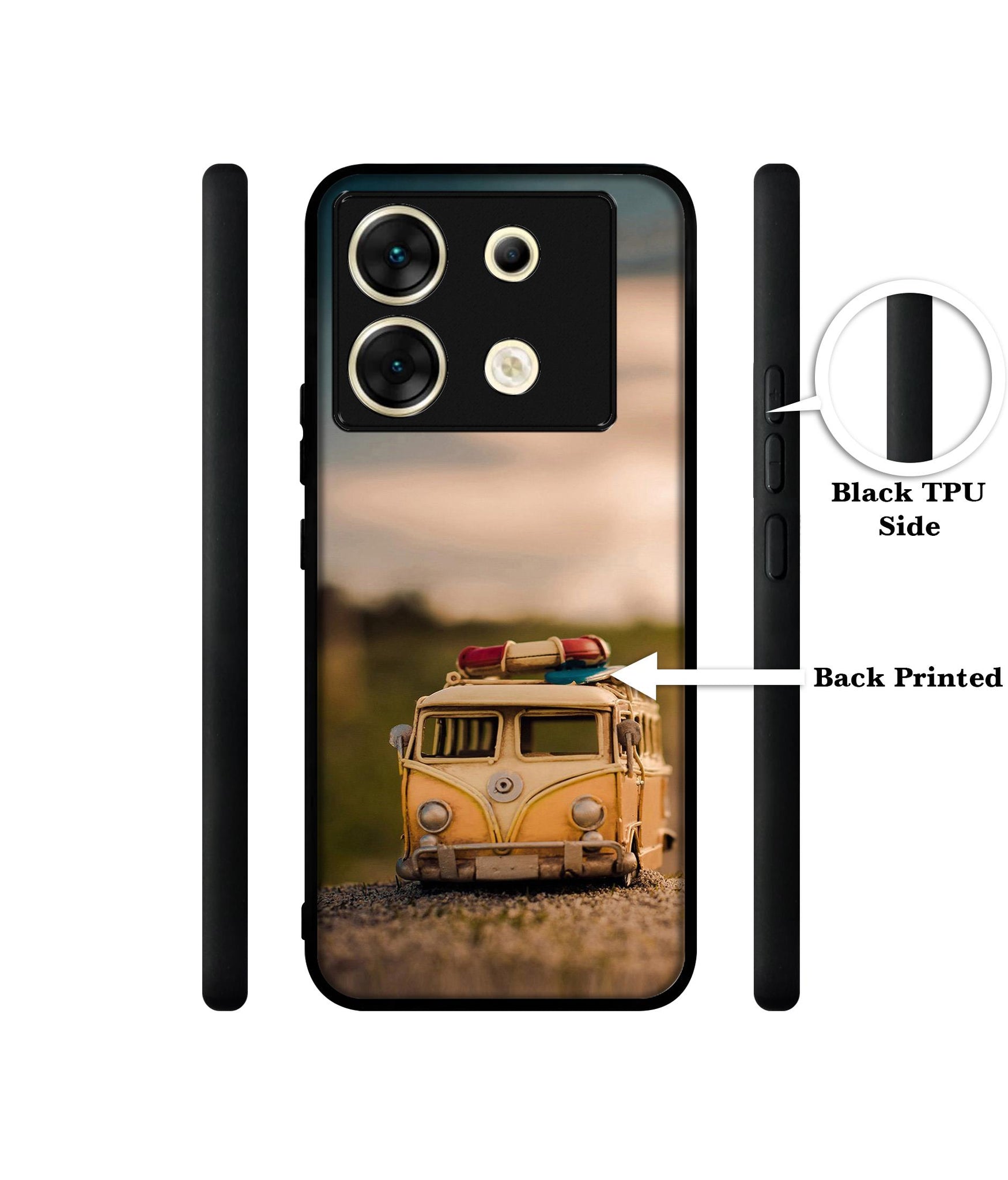 Toy Car Designer 2D Printed Back Case Cover for Infinix Zero 30 5G