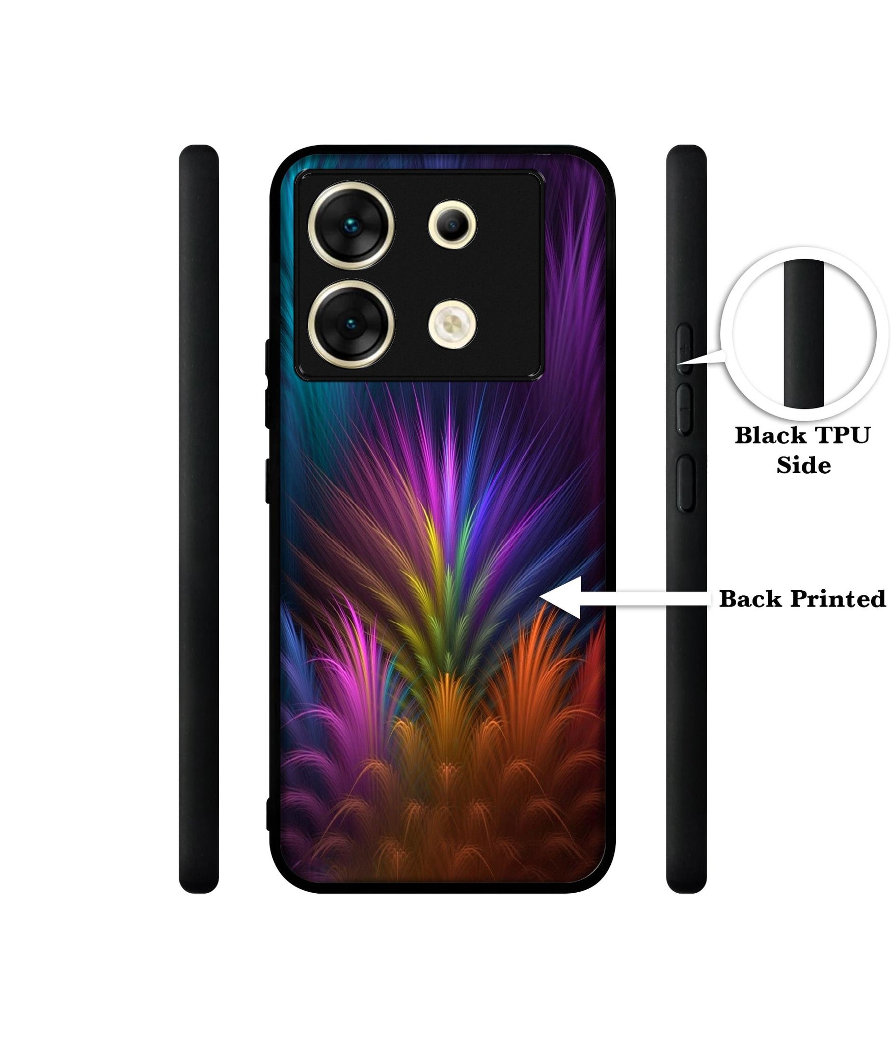 Multicoloured Designer 2D Printed Back Case Cover for Infinix Zero 30 5G