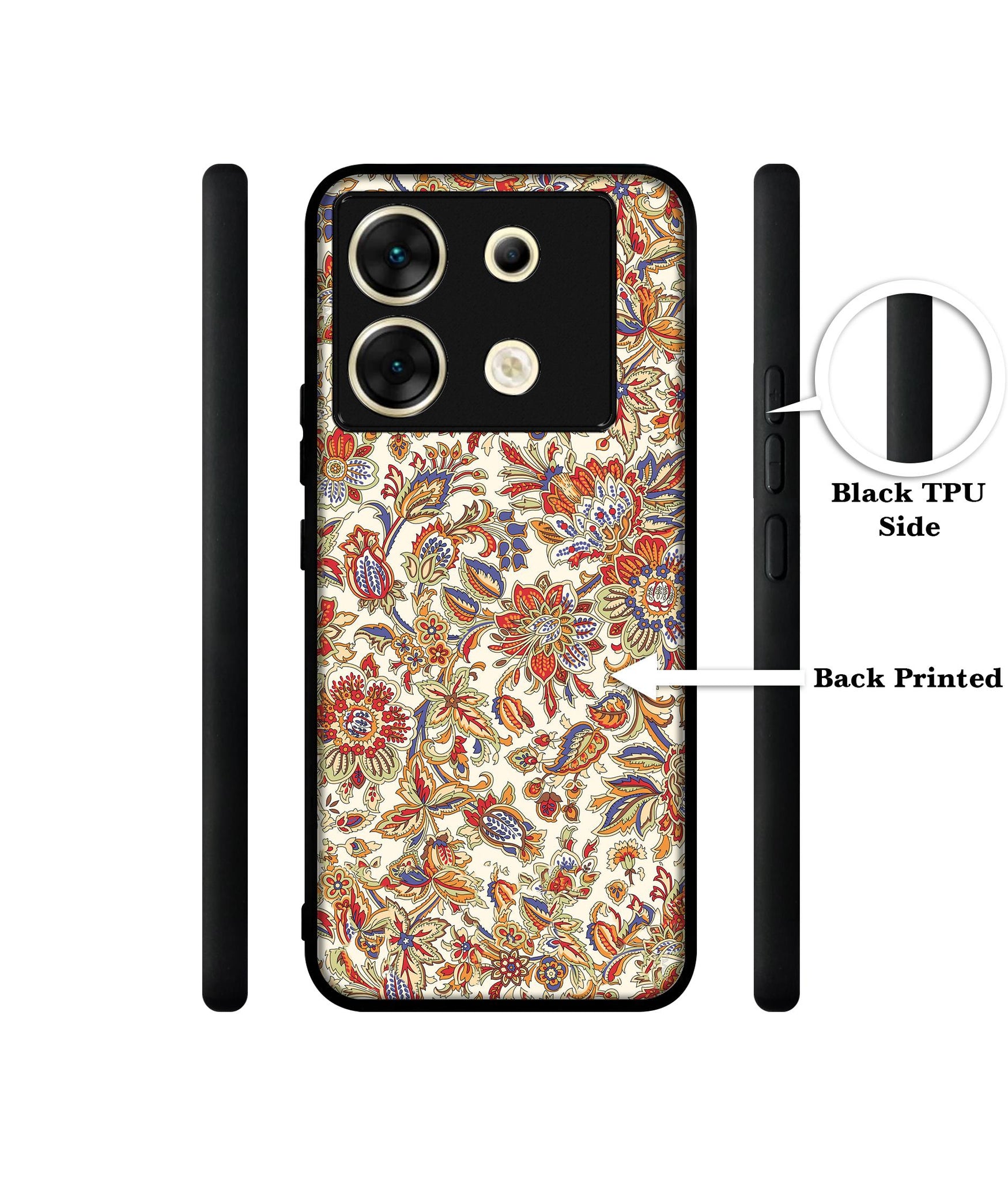 Floral Designer 2D Printed Back Case Cover for Infinix Zero 30 5G