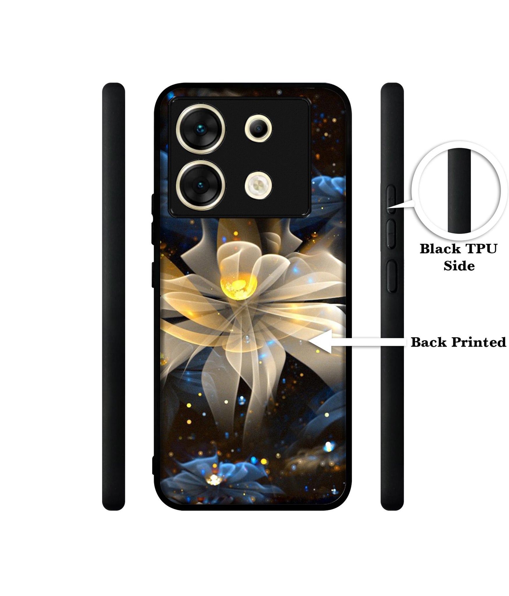 Art Flower Designer 2D Printed Back Case Cover for Infinix Zero 30 5G