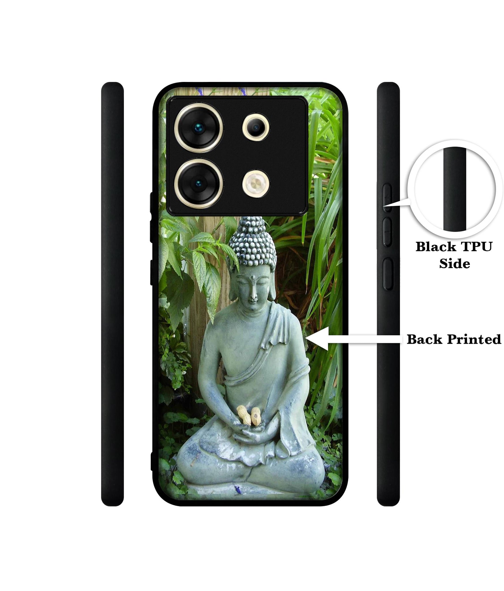 Buddhism Designer 2D Printed Back Case Cover for Infinix Zero 30 5G