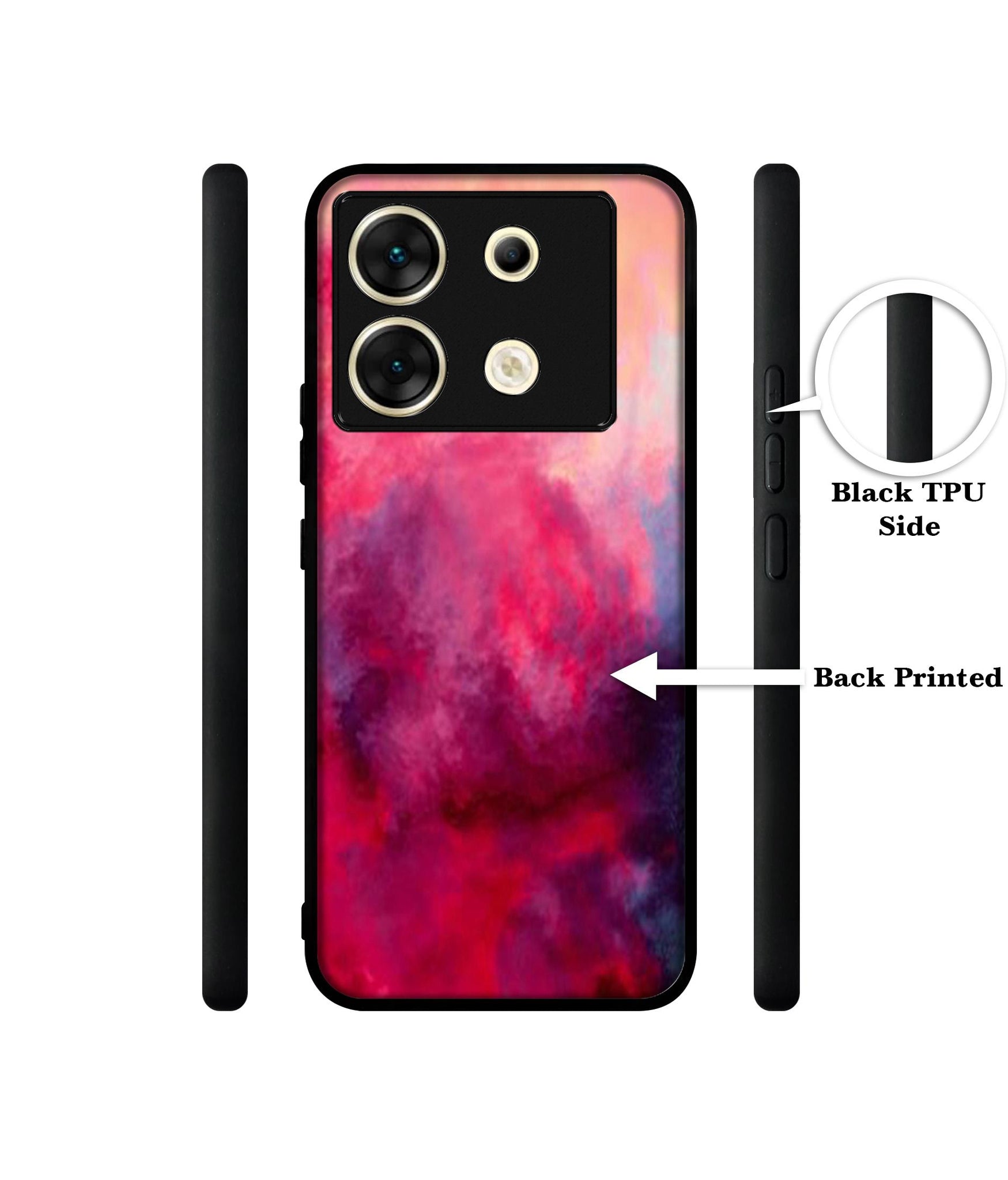 Holi Color Designer 2D Printed Back Case Cover for Infinix Zero 30 5G