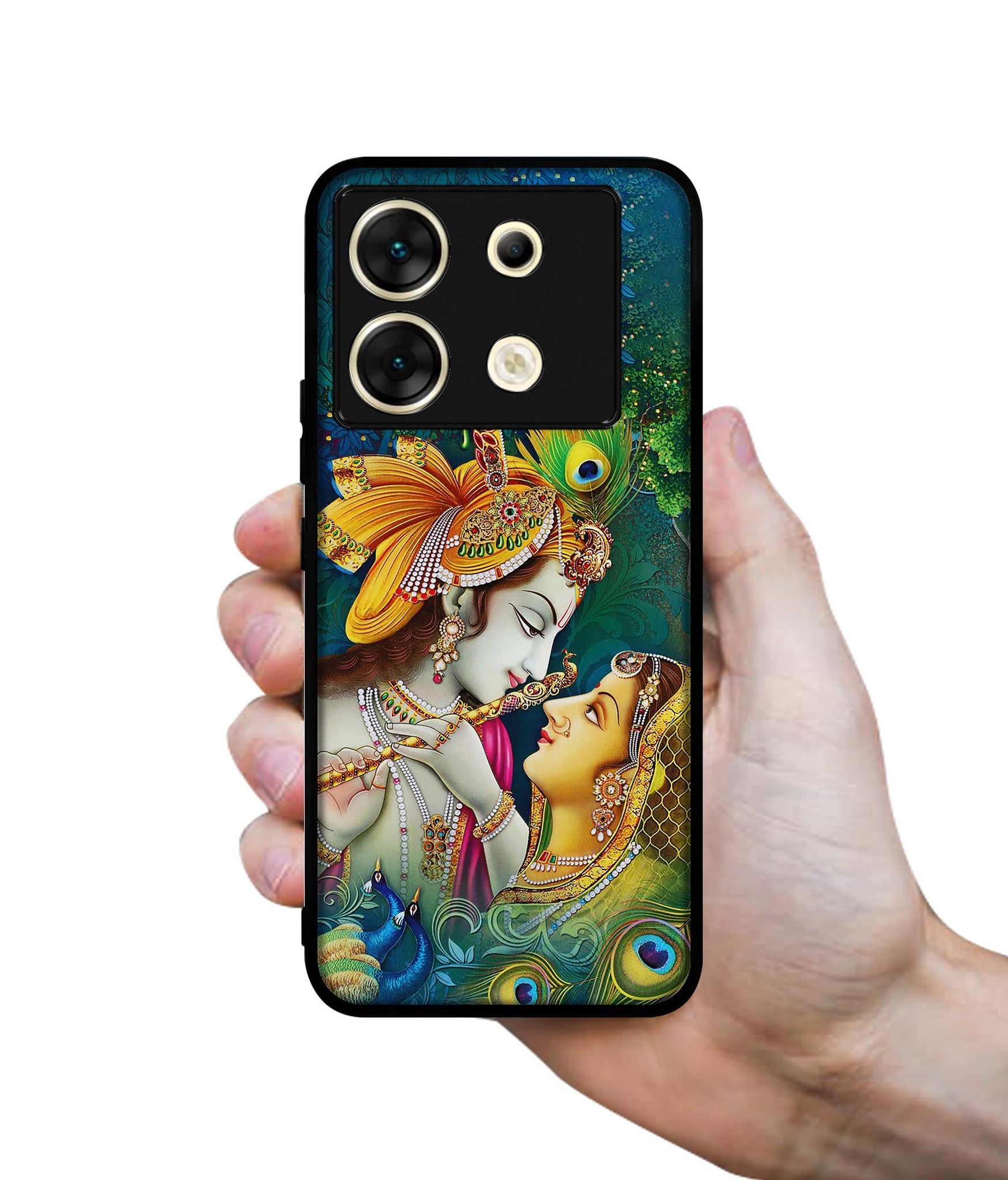 Radha Kishan Love Designer 2D Printed Back Case Cover for Infinix Zero 30 5G