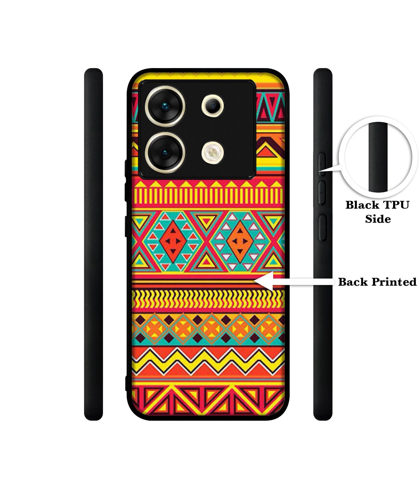 Artistic Rangoli Designer 2D Printed Back Case Cover for Infinix Zero 30 5G