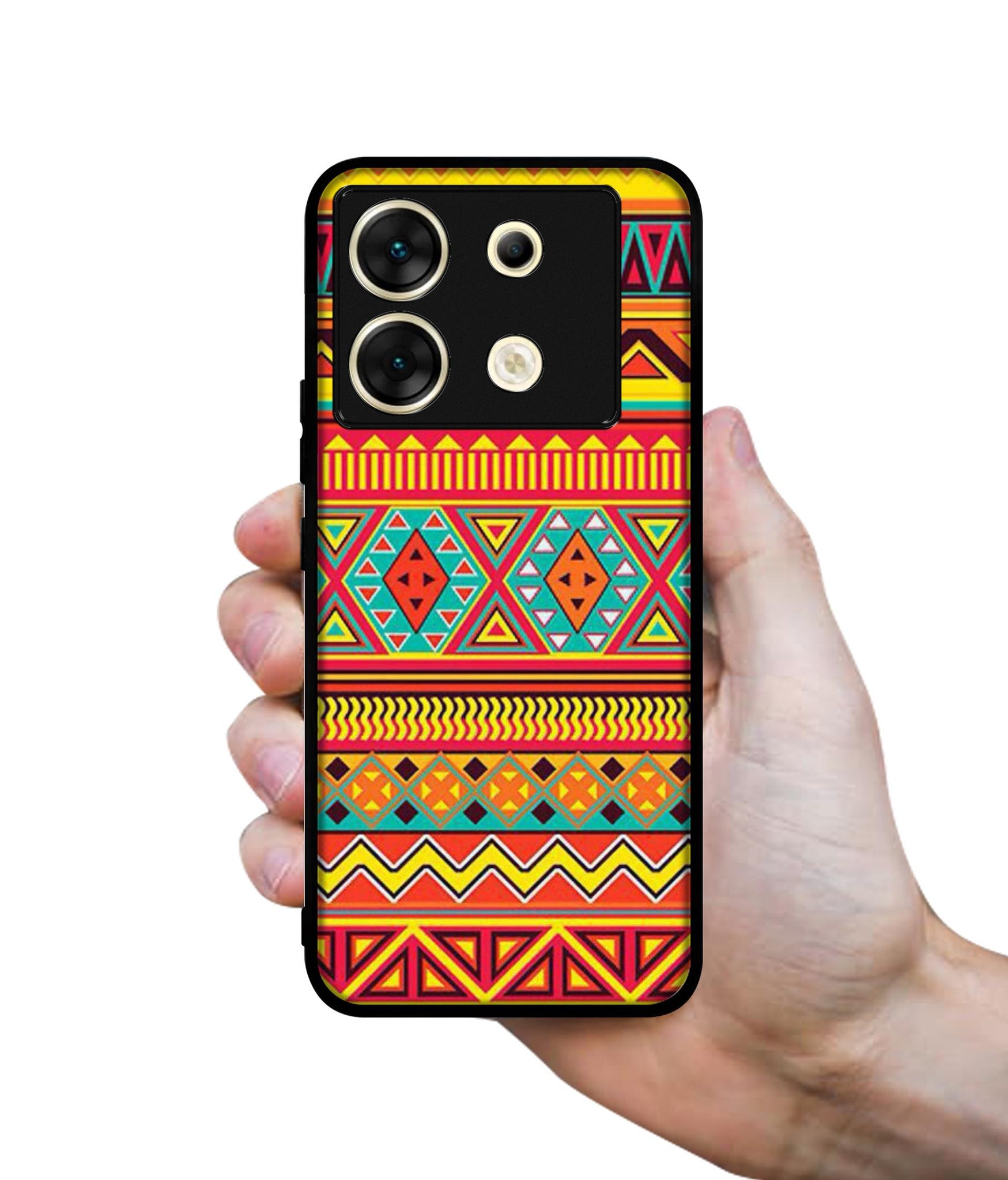 Artistic Rangoli Designer 2D Printed Back Case Cover for Infinix Zero 30 5G