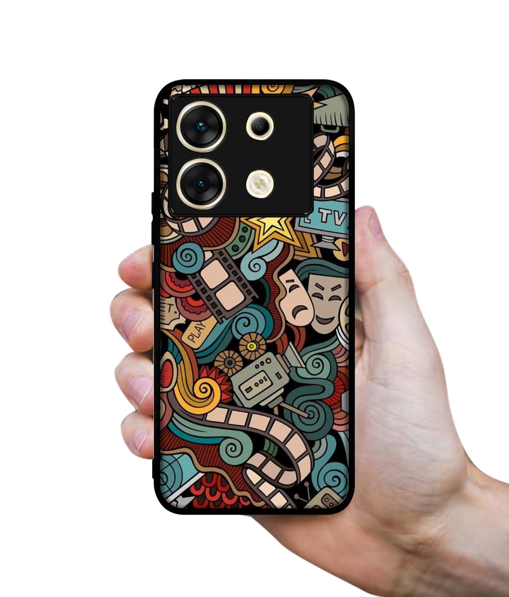 Movies Designer 2D Printed Back Case Cover for Infinix Zero 30 5G