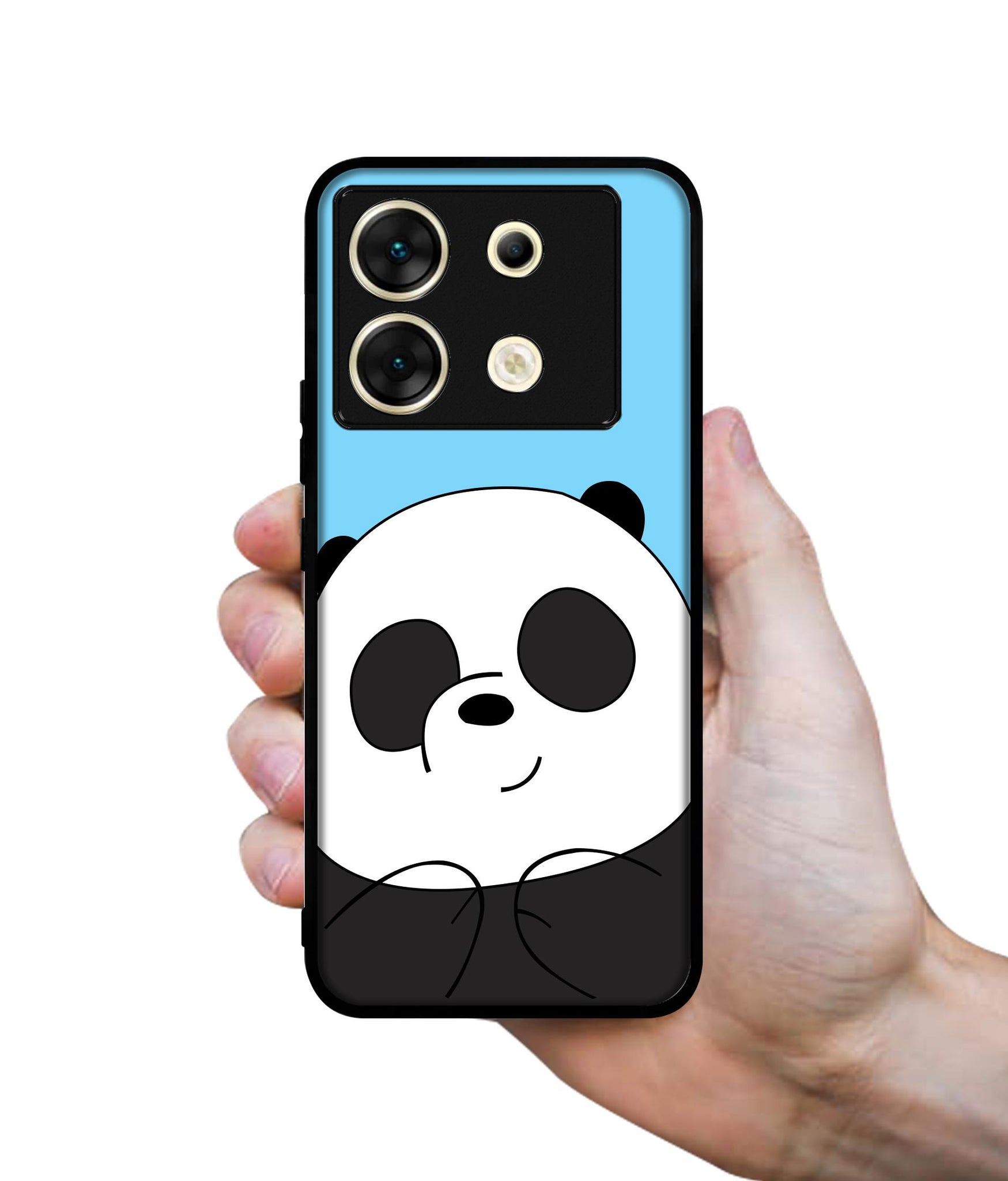 Cute Panda Designer 2D Printed Back Case Cover for Infinix Zero 30 5G