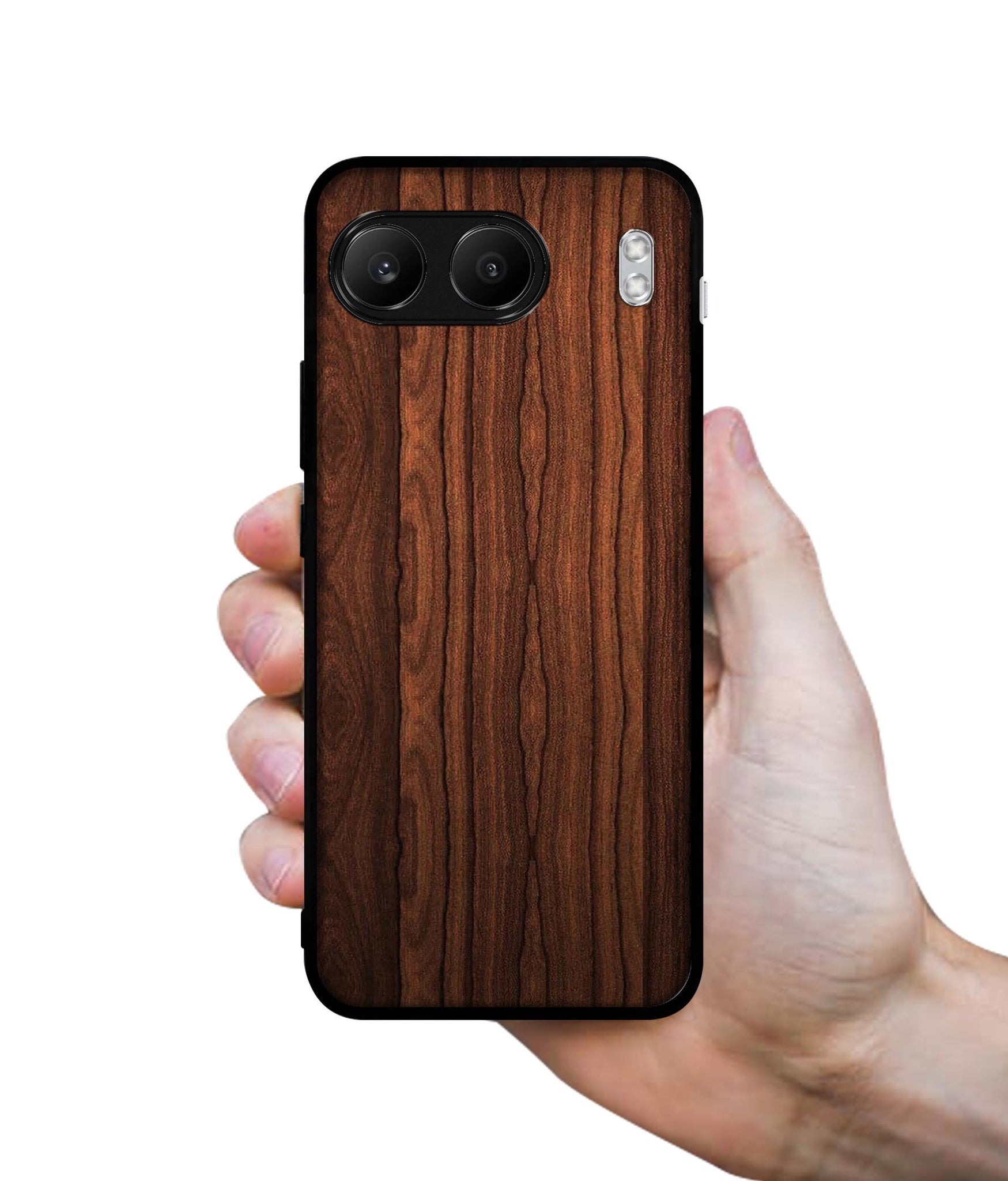 Brown Wooden Texture Designer 2D Printed Back Case Cover for OnePlus Nord 4 5G