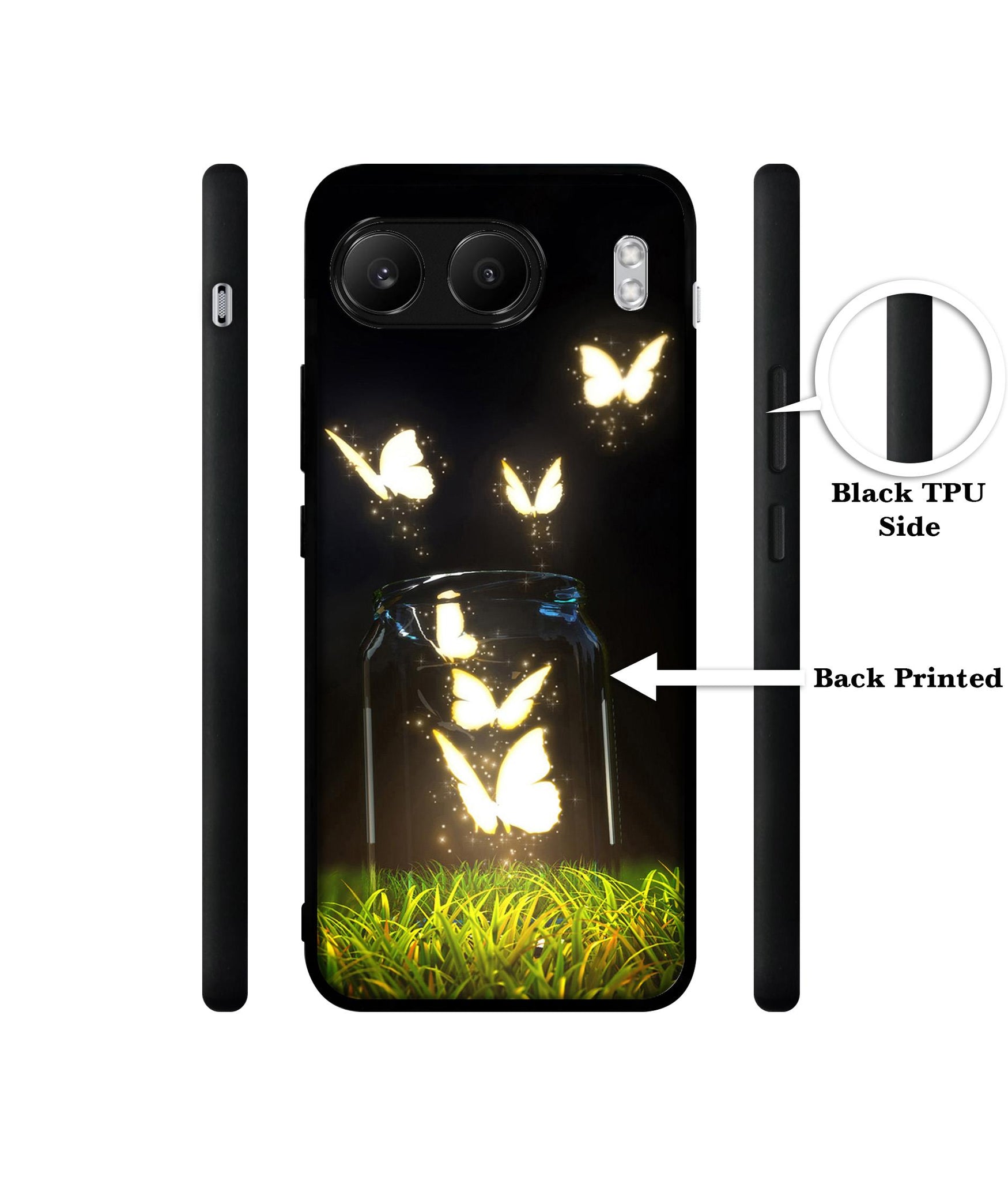 Butterfly Designer 2D Printed Back Case Cover for OnePlus Nord 4 5G