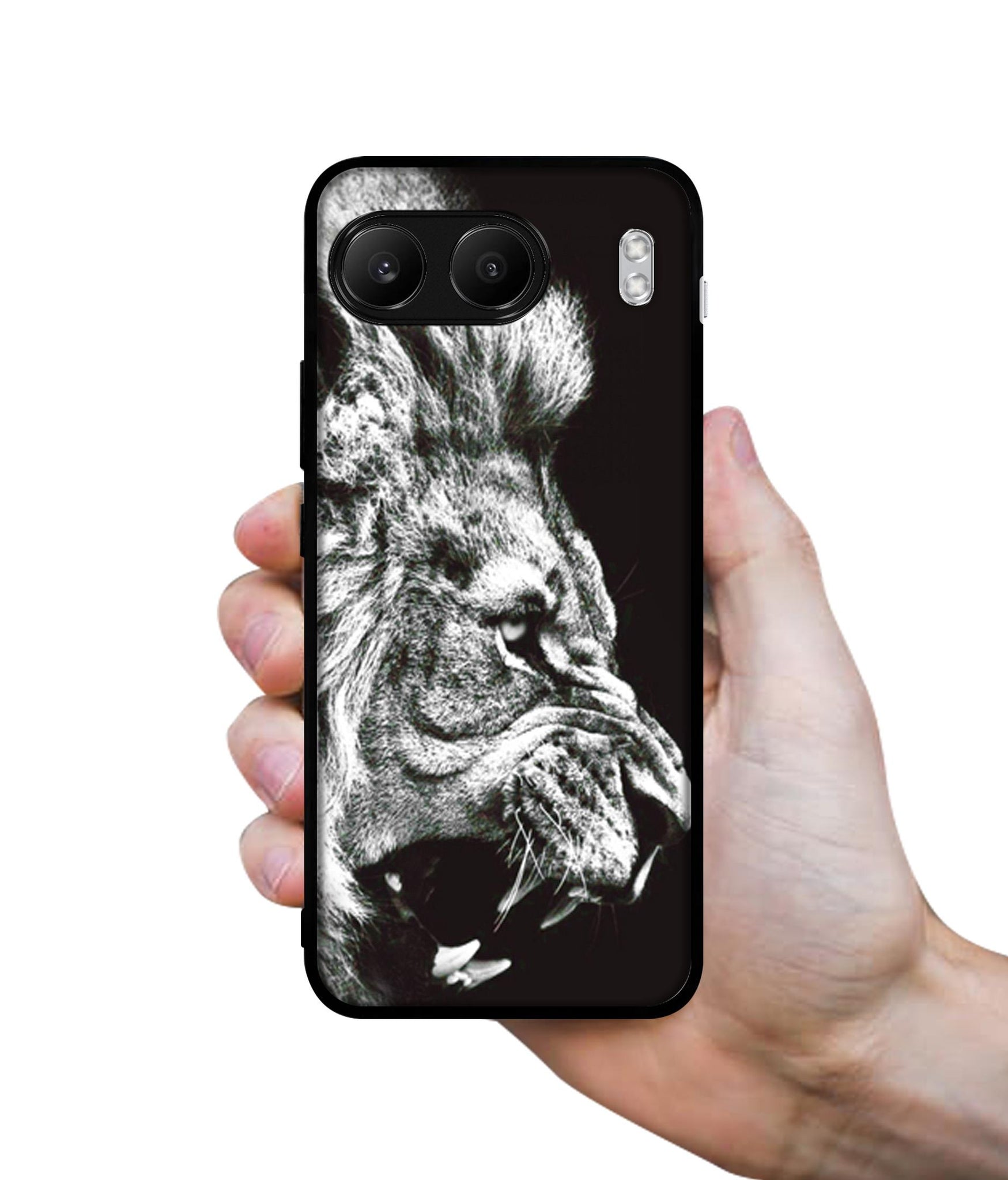Angry Lion Designer 2D Printed Back Case Cover for OnePlus Nord 4 5G