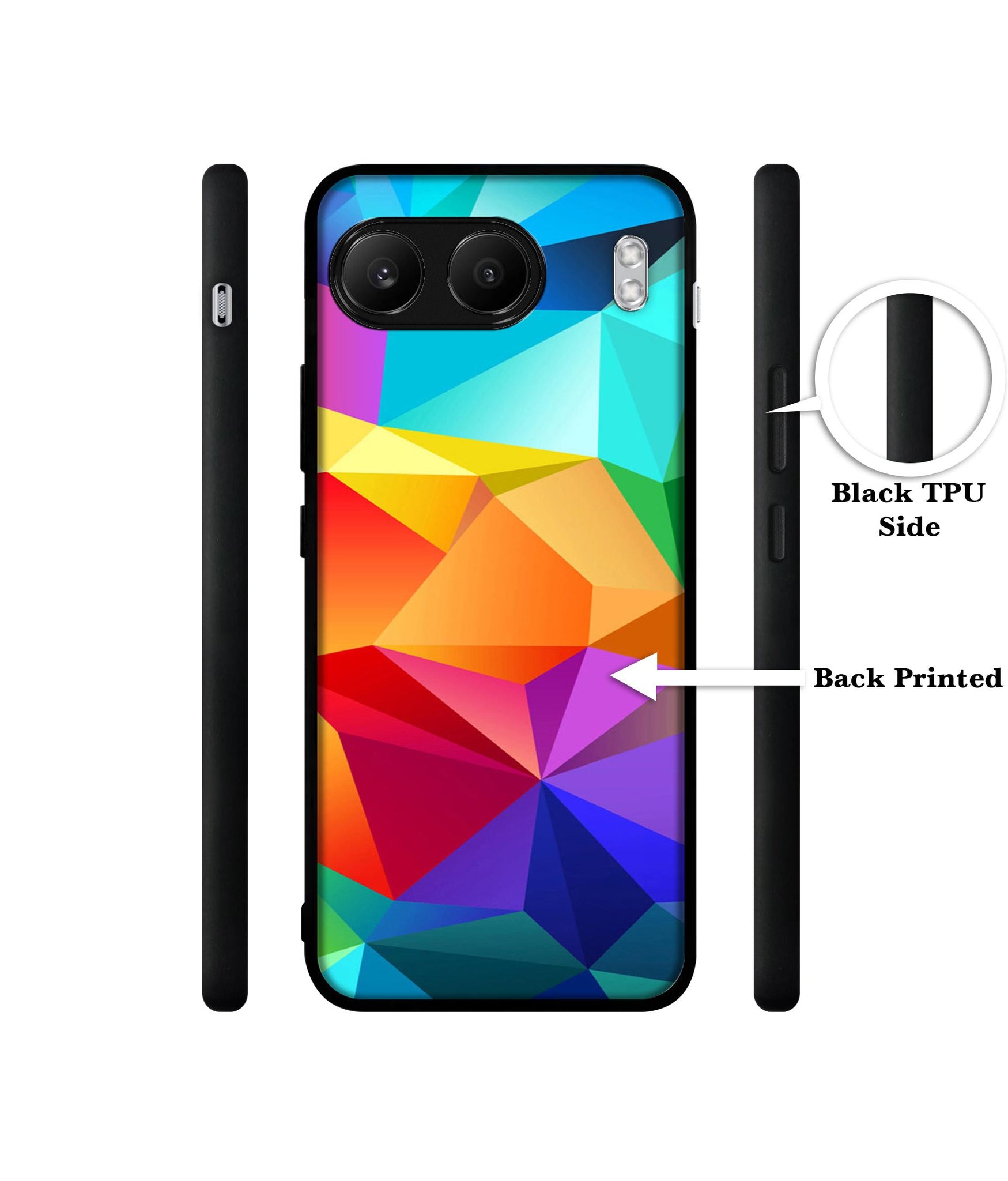 Colorful Pattern Designer 2D Printed Back Case Cover for OnePlus Nord 4 5G