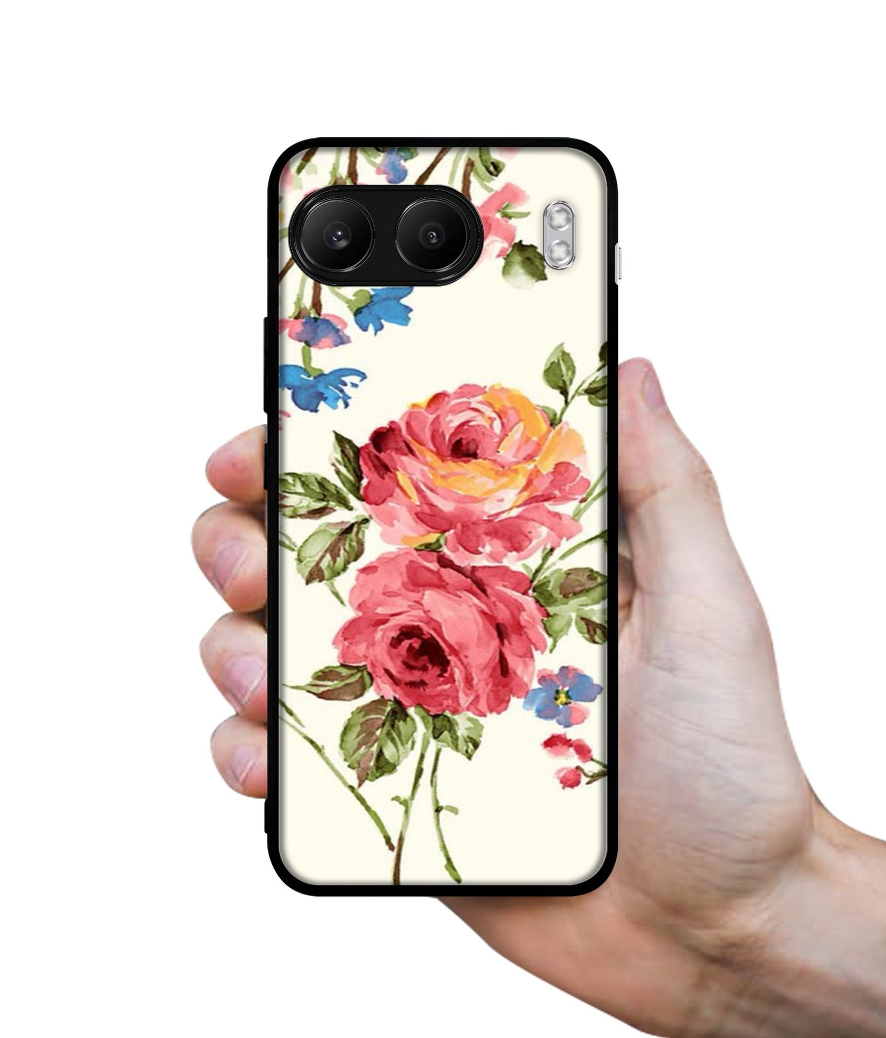 Vintage Painting Flower Designer 2D Printed Back Case Cover for OnePlus Nord 4 5G
