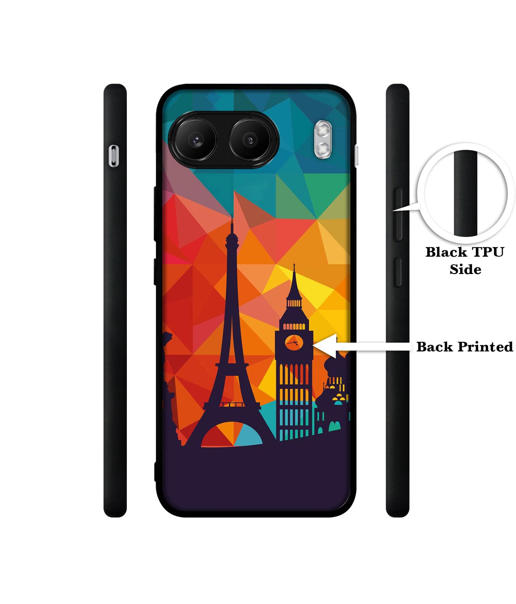 Colored Paris Designer 2D Printed Back Case Cover for OnePlus Nord 4 5G
