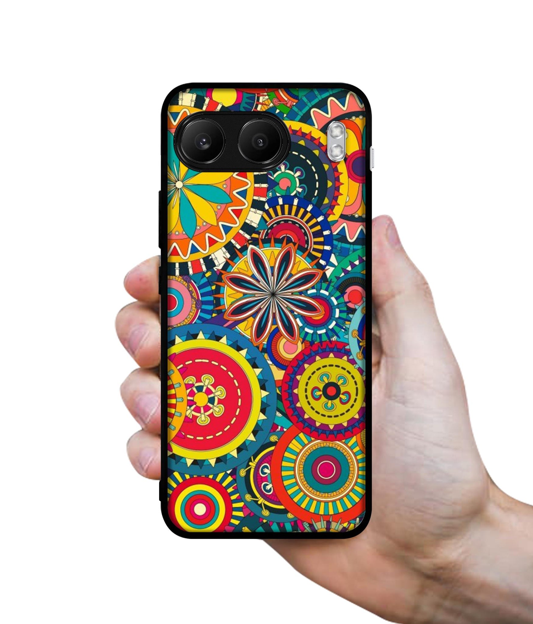 Ring Pattern Print Designer 2D Printed Back Case Cover for OnePlus Nord 4 5G