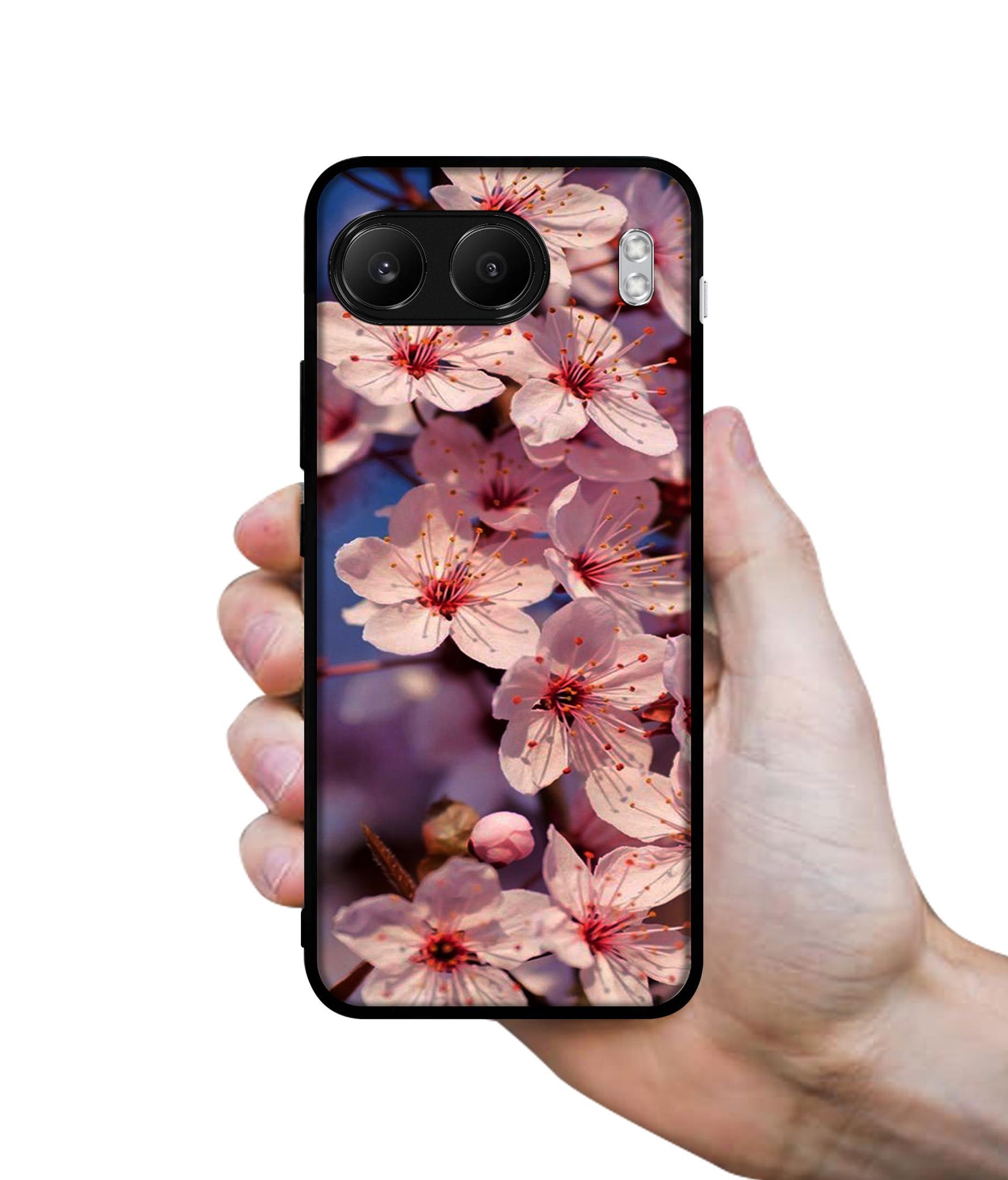 Pink Flowers Pattern Designer 2D Printed Back Case Cover for OnePlus Nord 4 5G