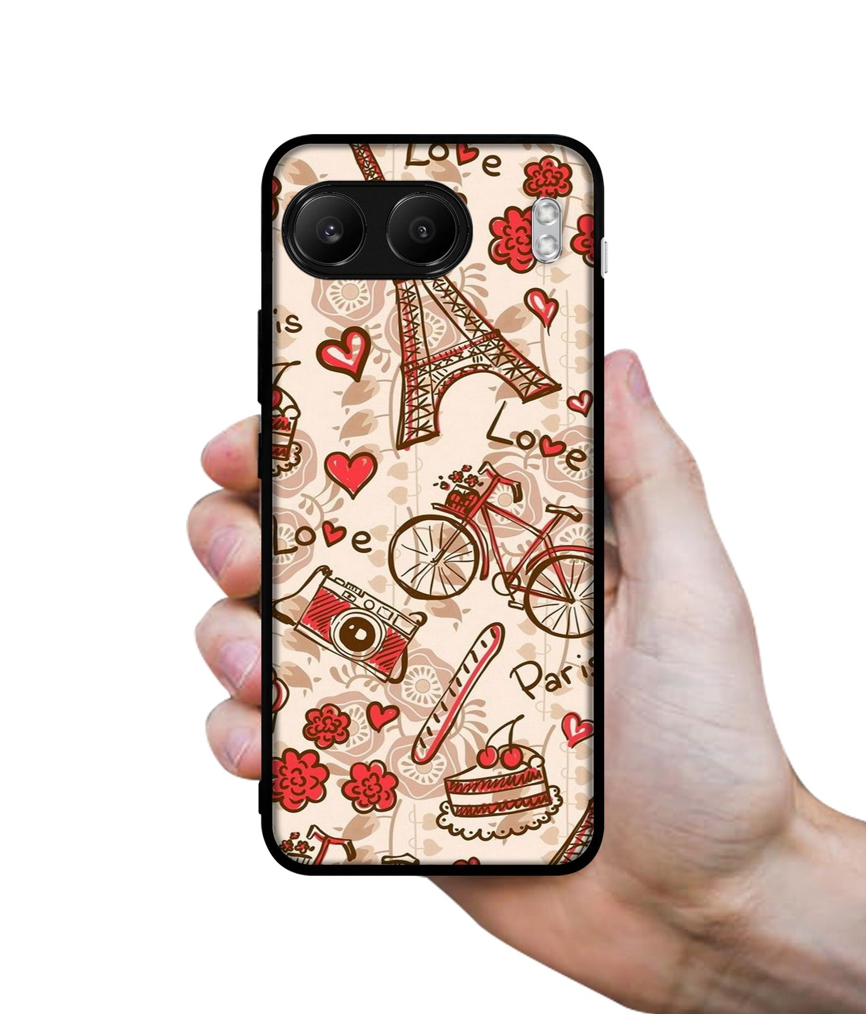 Vintage Paris Designer 2D Printed Back Case Cover for OnePlus Nord 4 5G