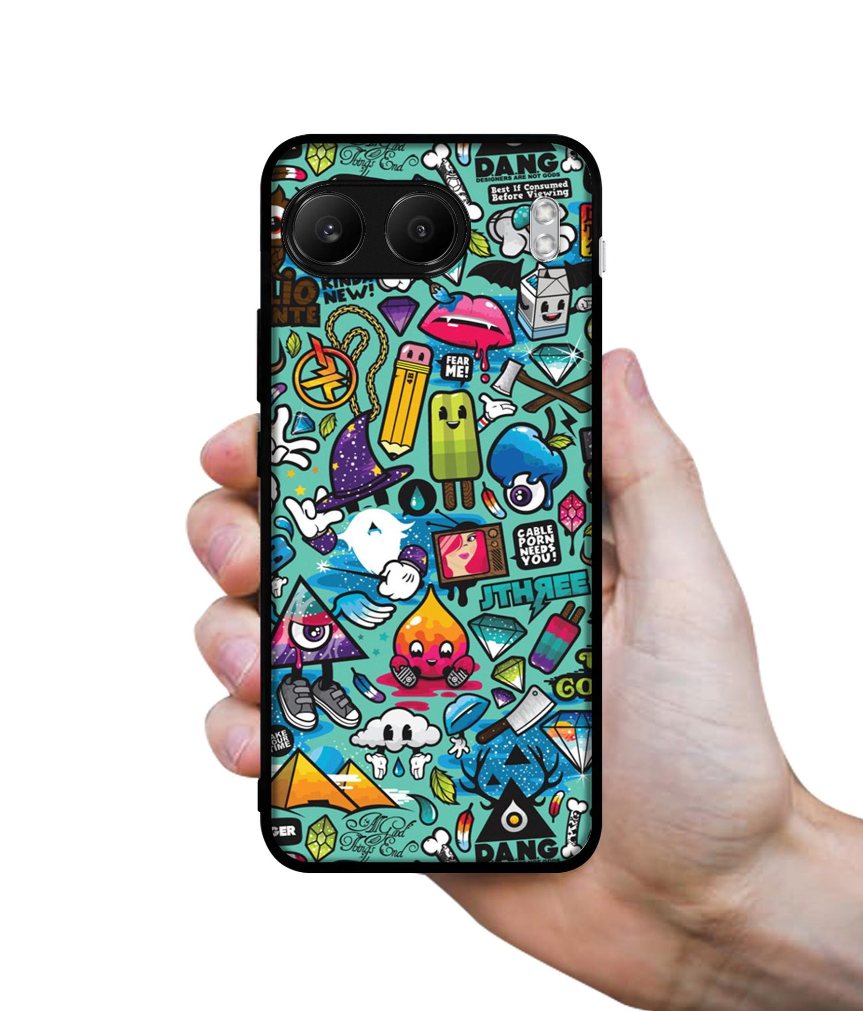 Crazy Designer 2D Printed Back Case Cover for OnePlus Nord 4 5G