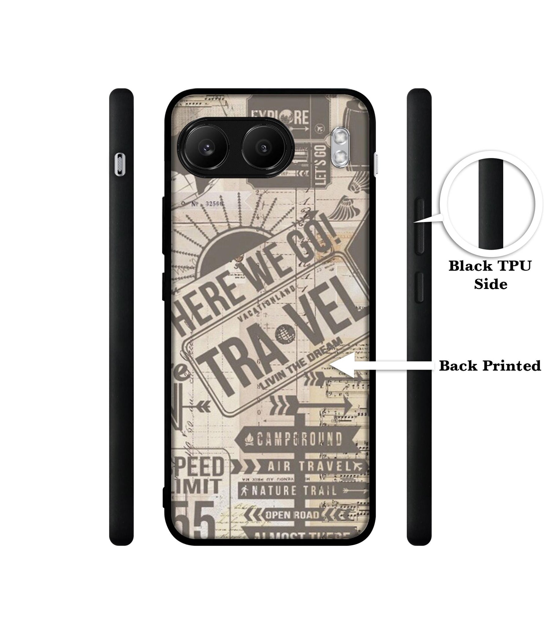 Travel Designer 2D Printed Back Case Cover for OnePlus Nord 4 5G