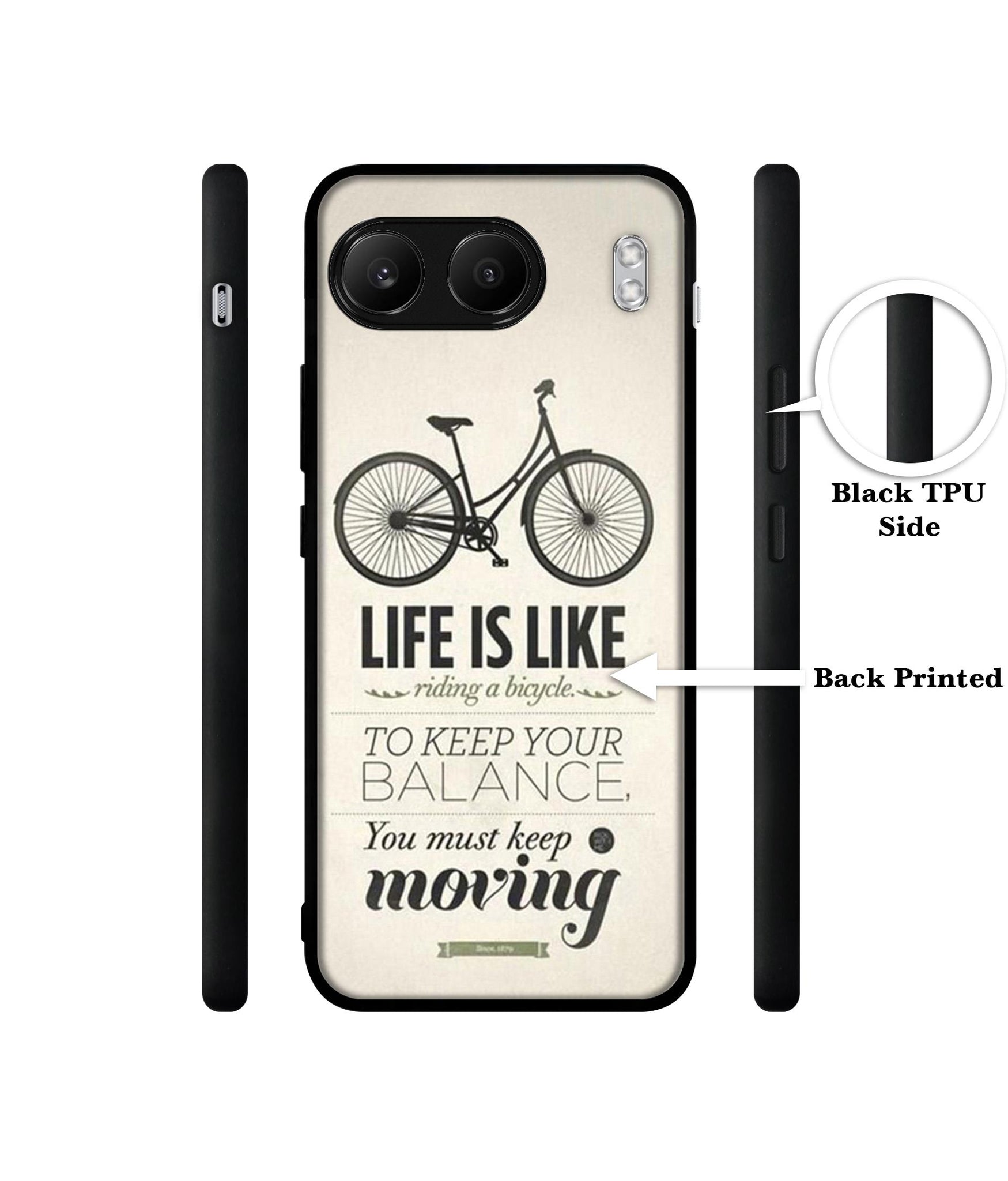 Life is Like Moving Designer 2D Printed Back Case Cover for OnePlus Nord 4 5G