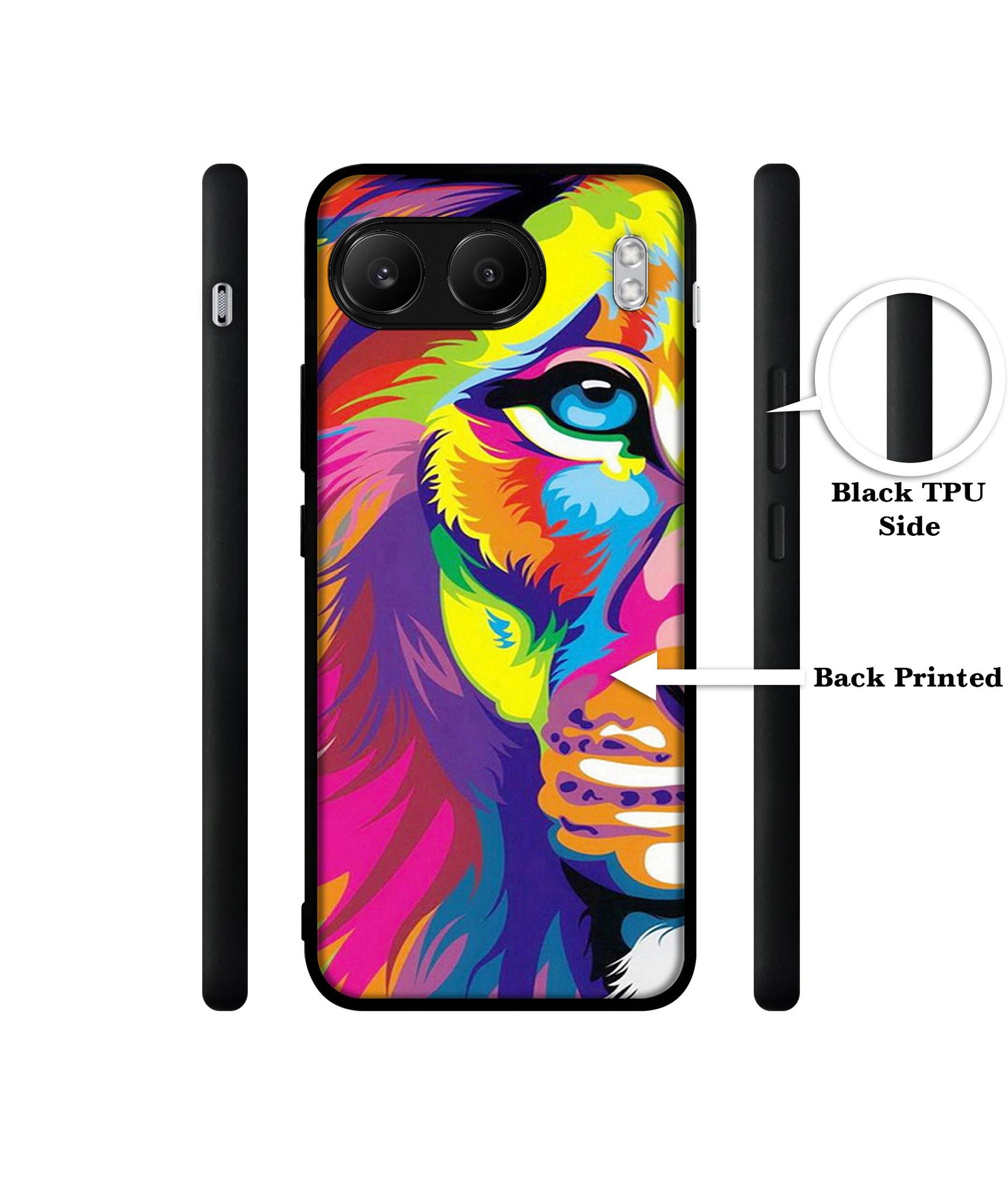 Lion Designer 2D Printed Back Case Cover for OnePlus Nord 4 5G