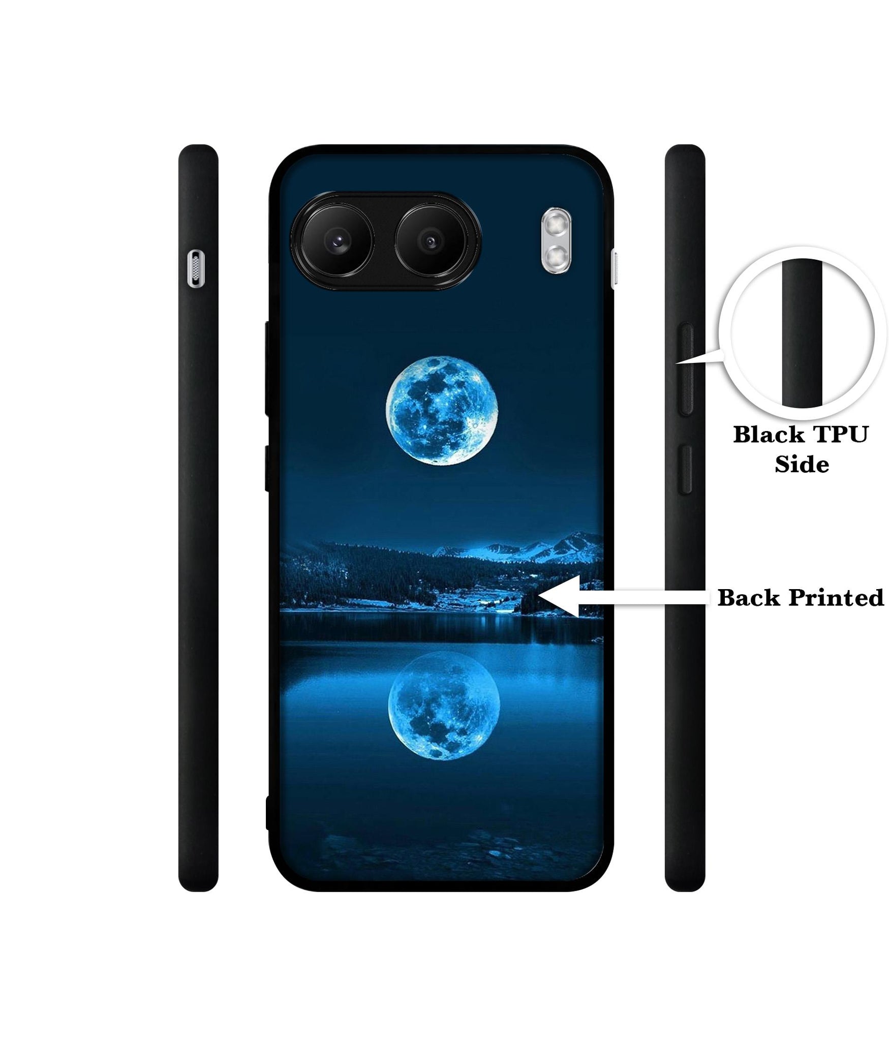 Moon Pattern Print Designer 2D Printed Back Case Cover for OnePlus Nord 4 5G