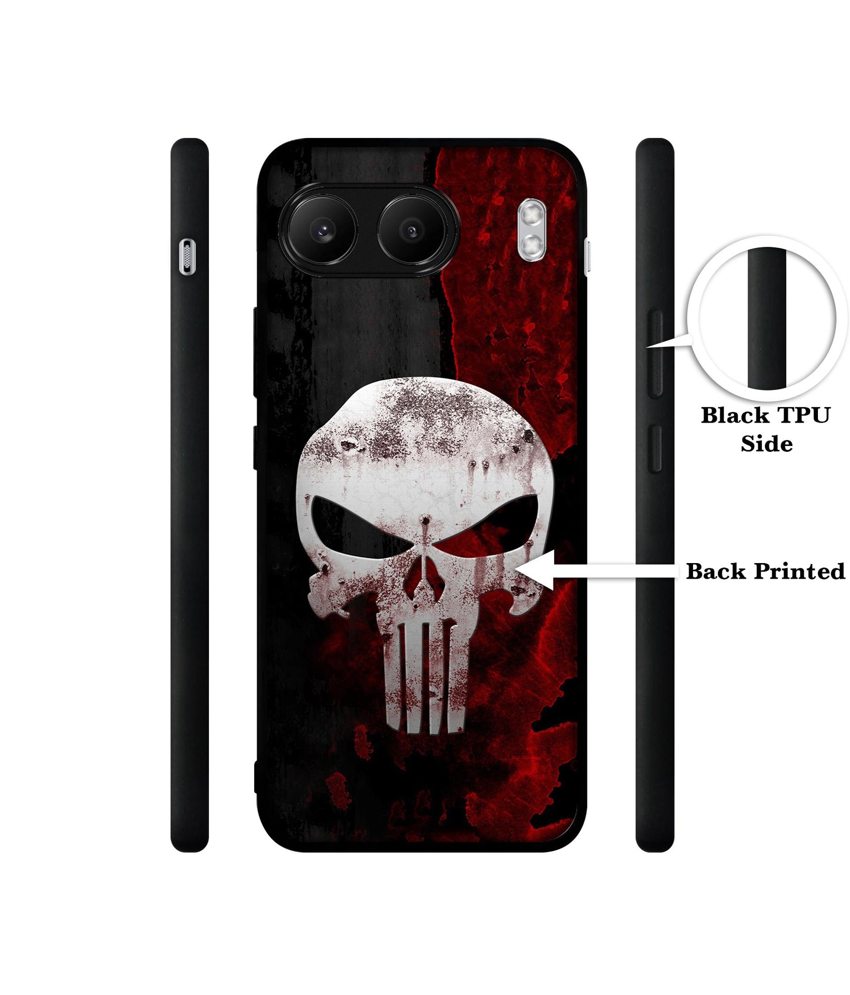 Punisher Skull Designer 2D Printed Back Case Cover for OnePlus Nord 4 5G