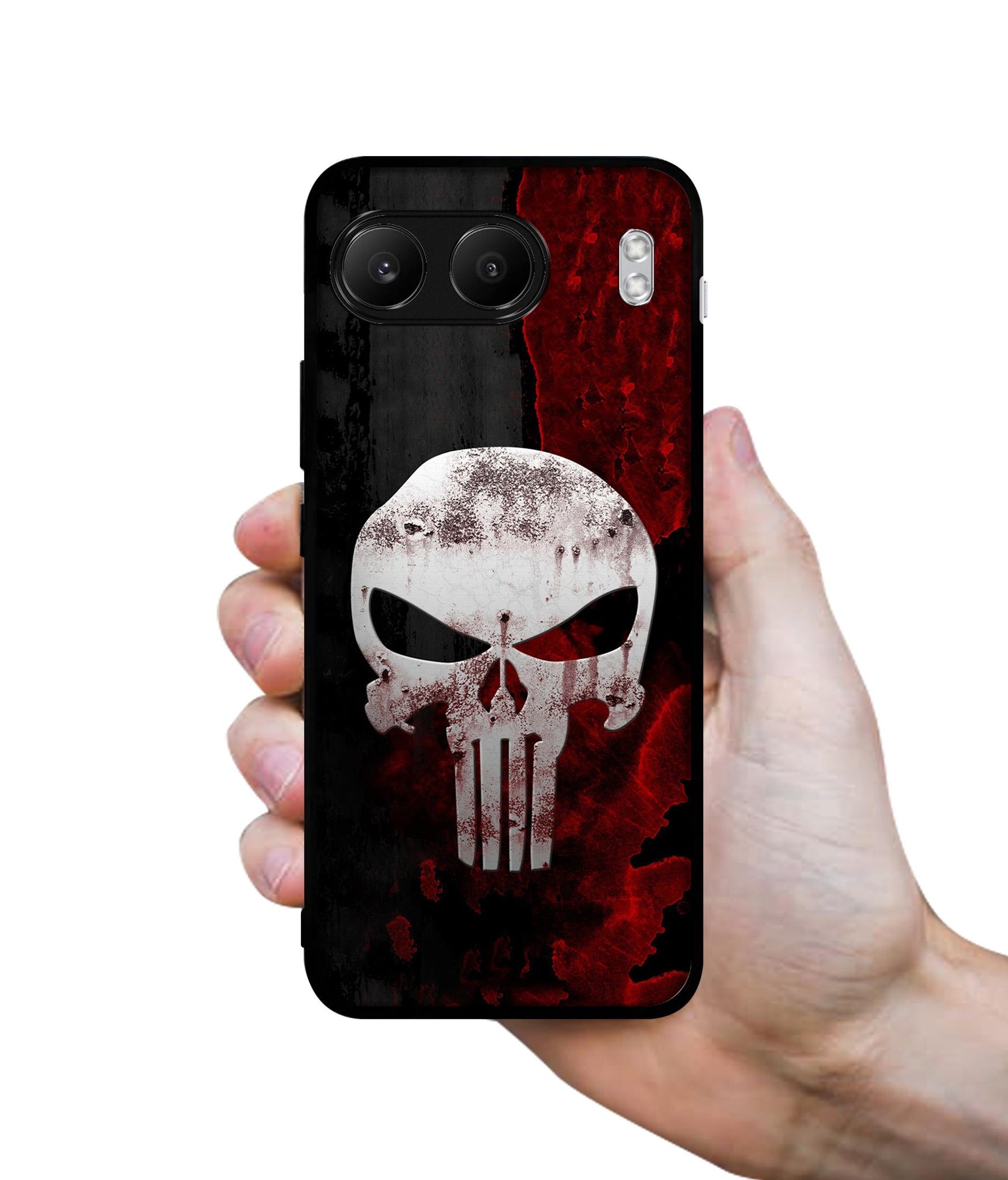 Punisher Skull Designer 2D Printed Back Case Cover for OnePlus Nord 4 5G