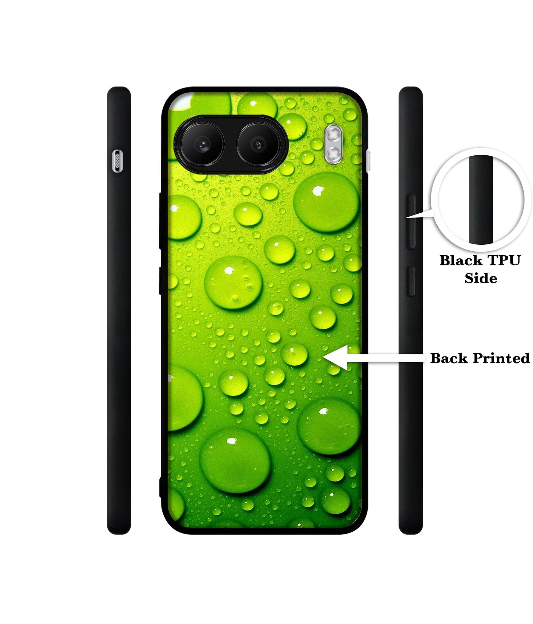 Green Bubbles Designer 2D Printed Back Case Cover for OnePlus Nord 4 5G