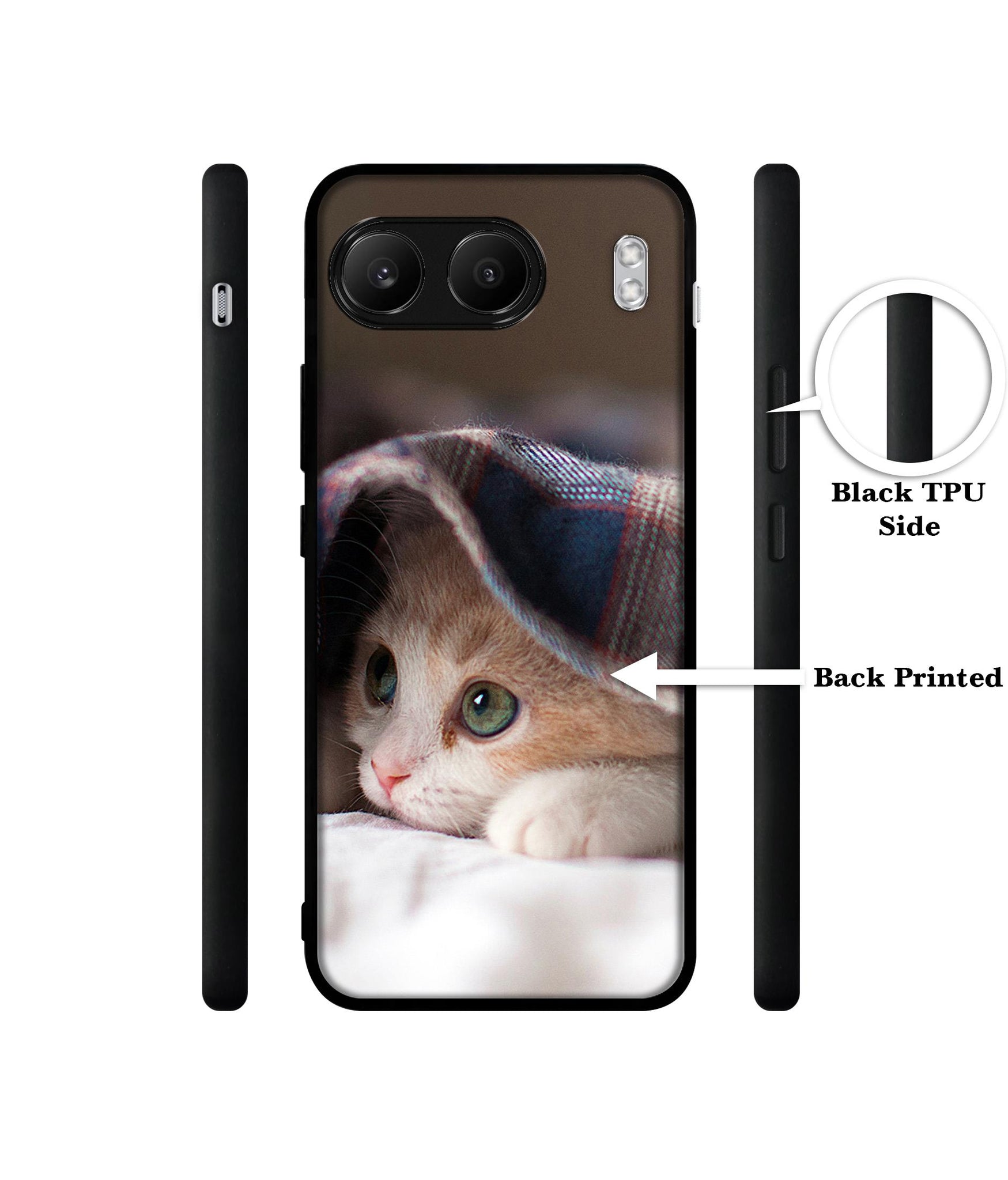 Sleepy Kitten Designer 2D Printed Back Case Cover for OnePlus Nord 4 5G